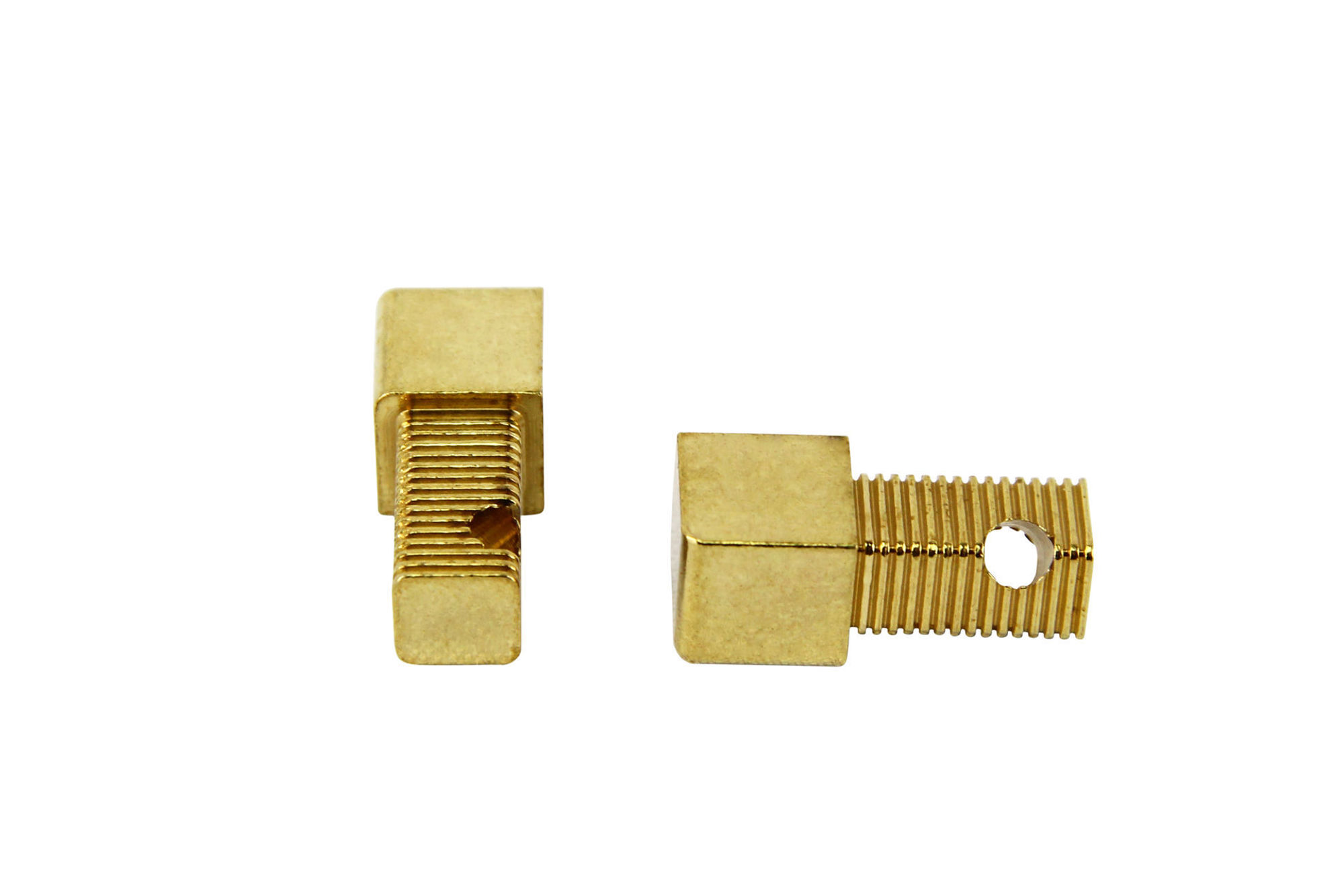 Bilde av Hjørne squarejolly 10mm polert messing 2 pk