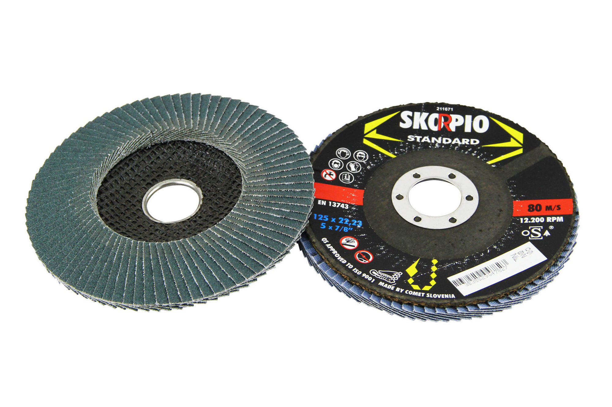 Bilde av Lamell rondell 125mm 80 korning