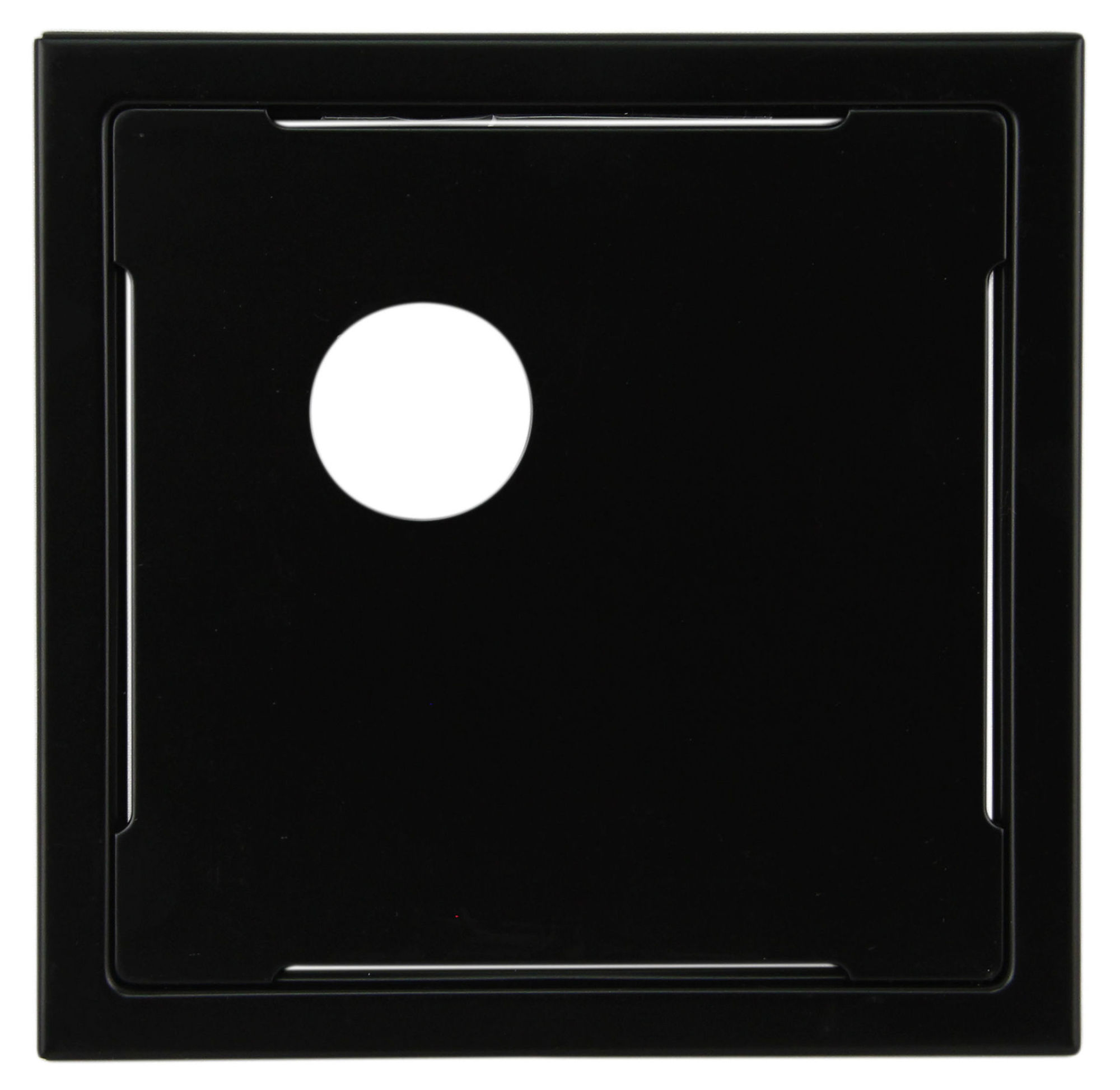 Bilde av NT slukrist design elegant 20x20 m/uthugg svart matt