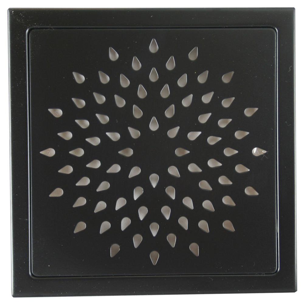 Bilde av NT slukrist design dråpe 20x20 svart matt