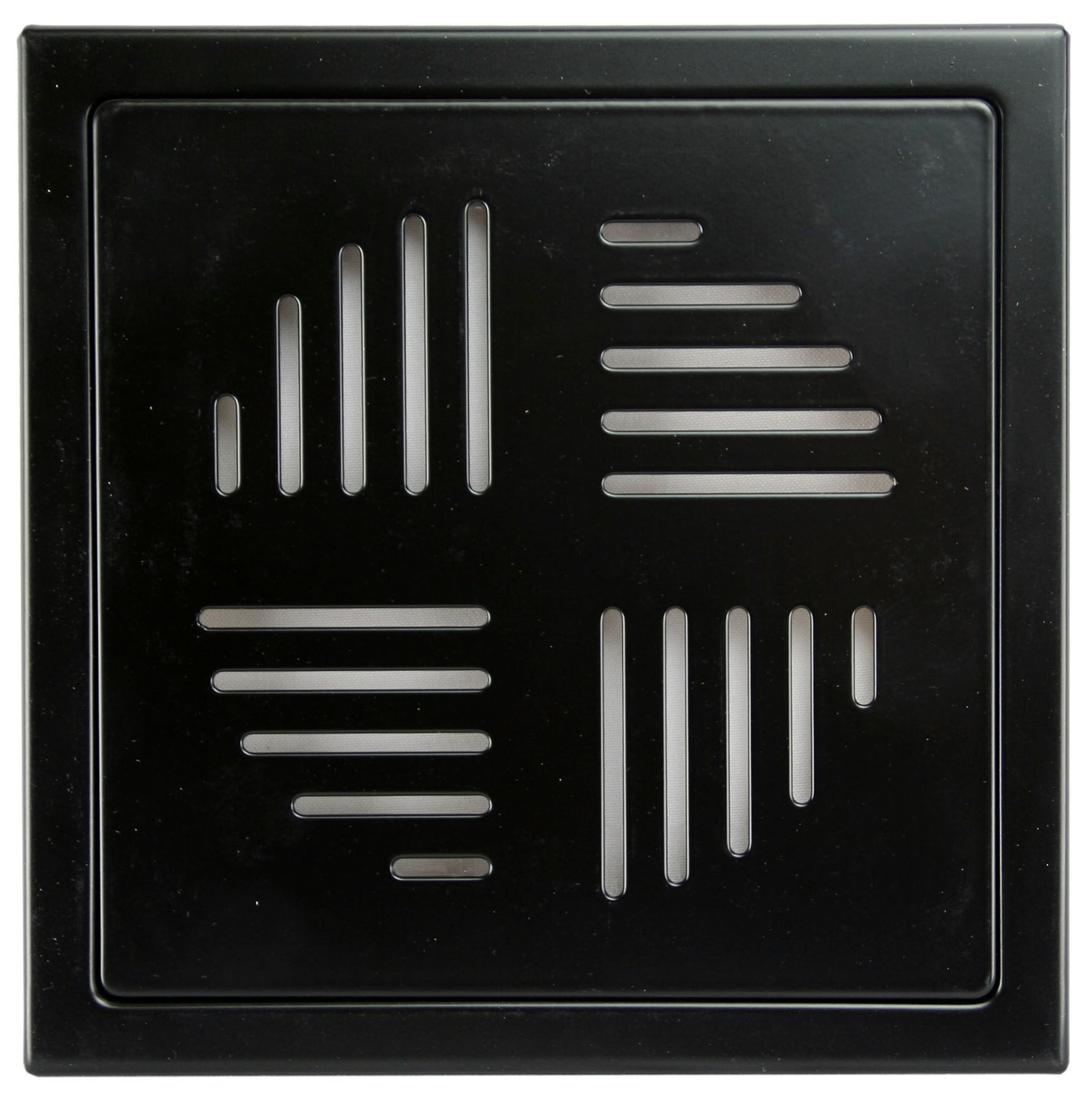 Bilde av NT slukrist design klode 20x20 svart matt