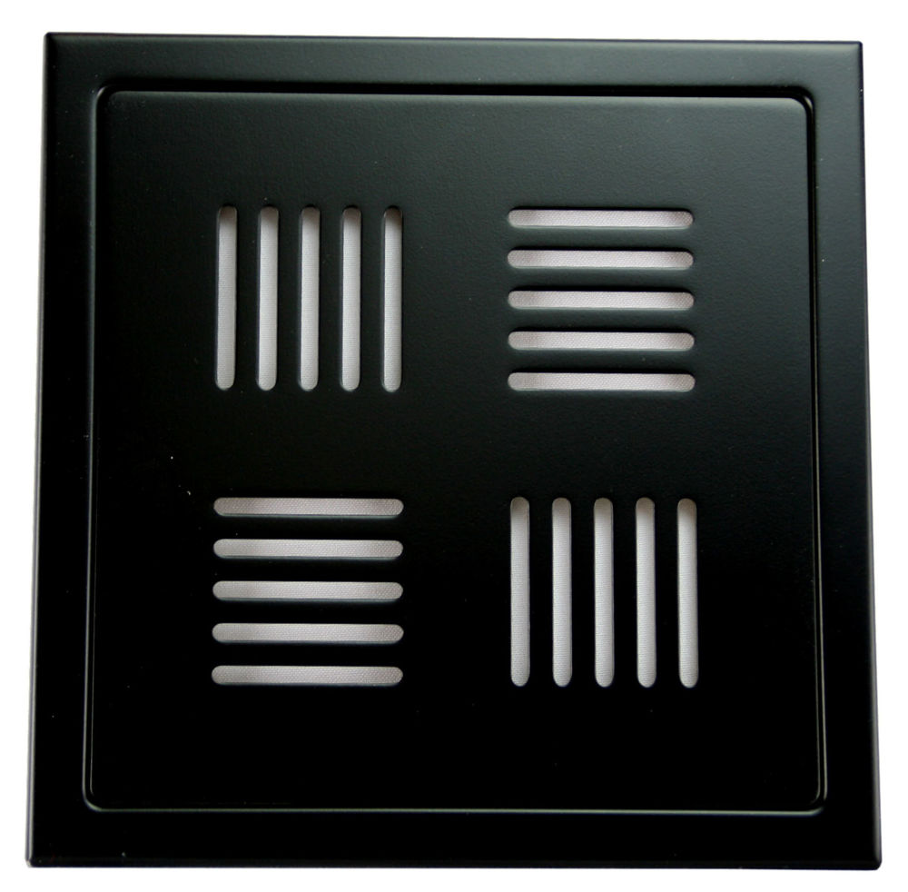 Bilde av NT slukrist design symmetri 20x20 svart matt