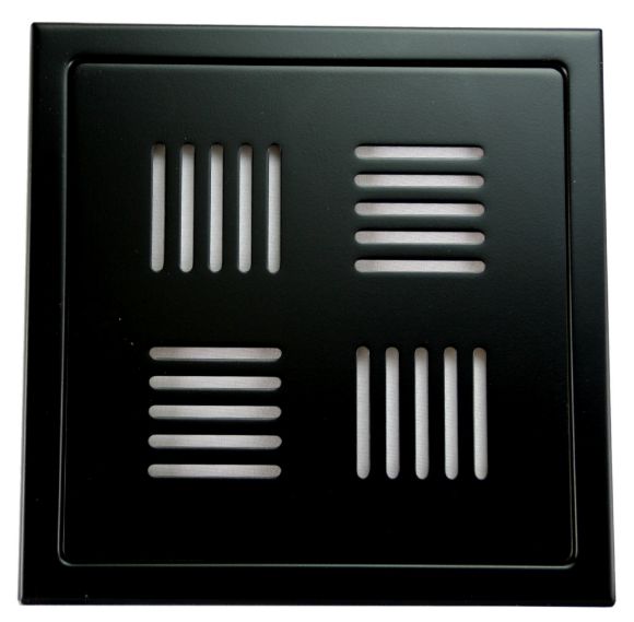 Bilde av NT slukrist design symmetri 20x20 svart matt