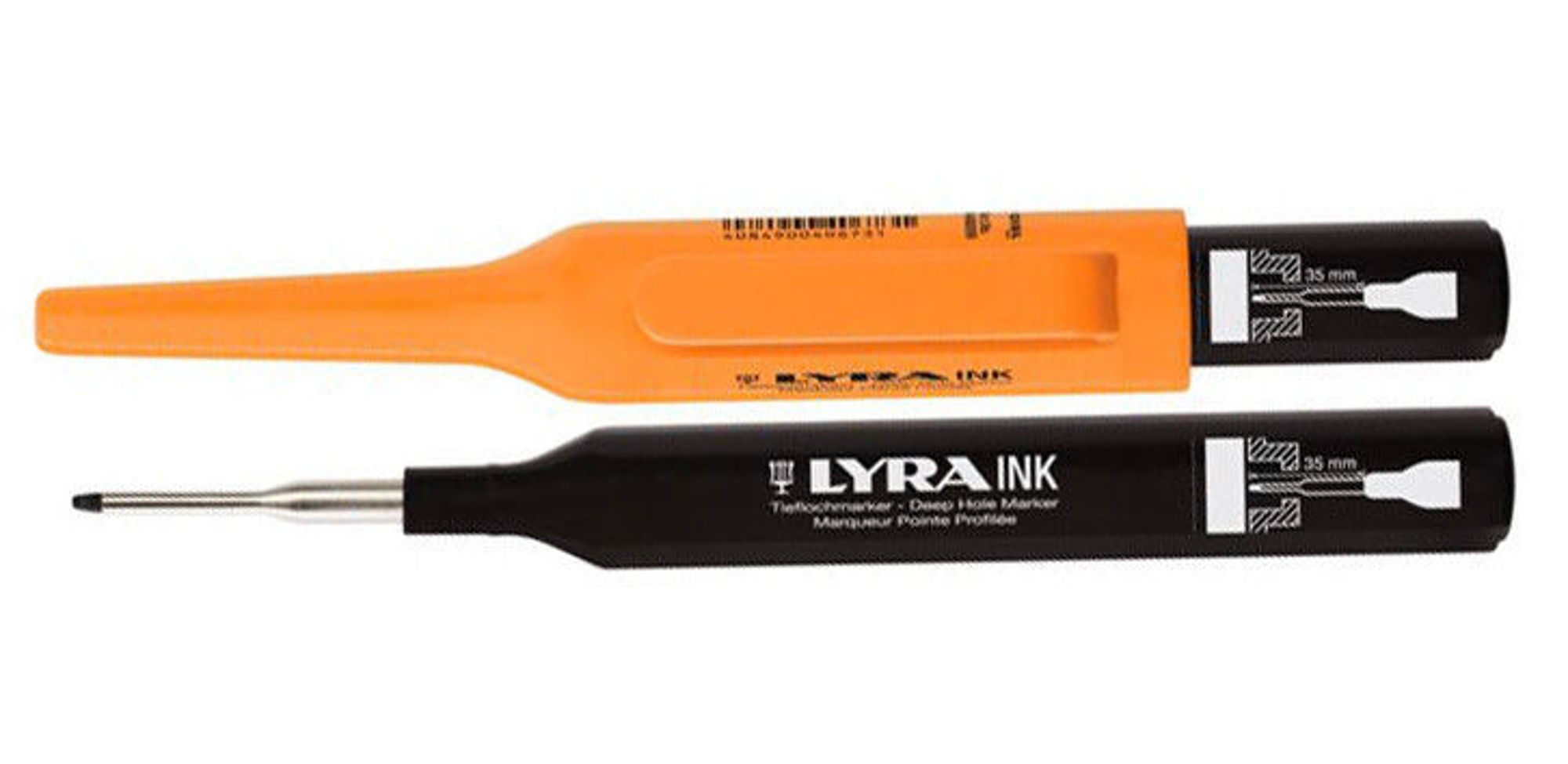 Bilde av Lyra Ink merkepenn for dype hull svart