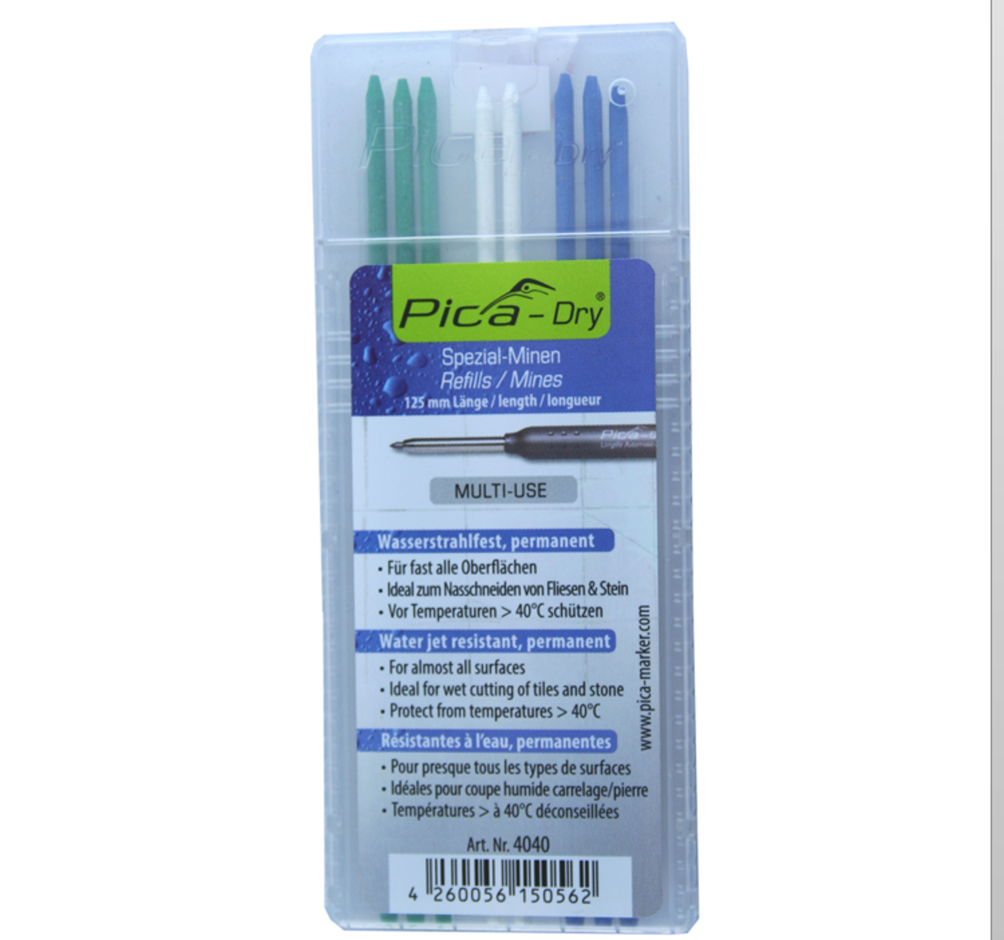 Bilde av Pica Dry spesialstift vannfast pk a 8 stk