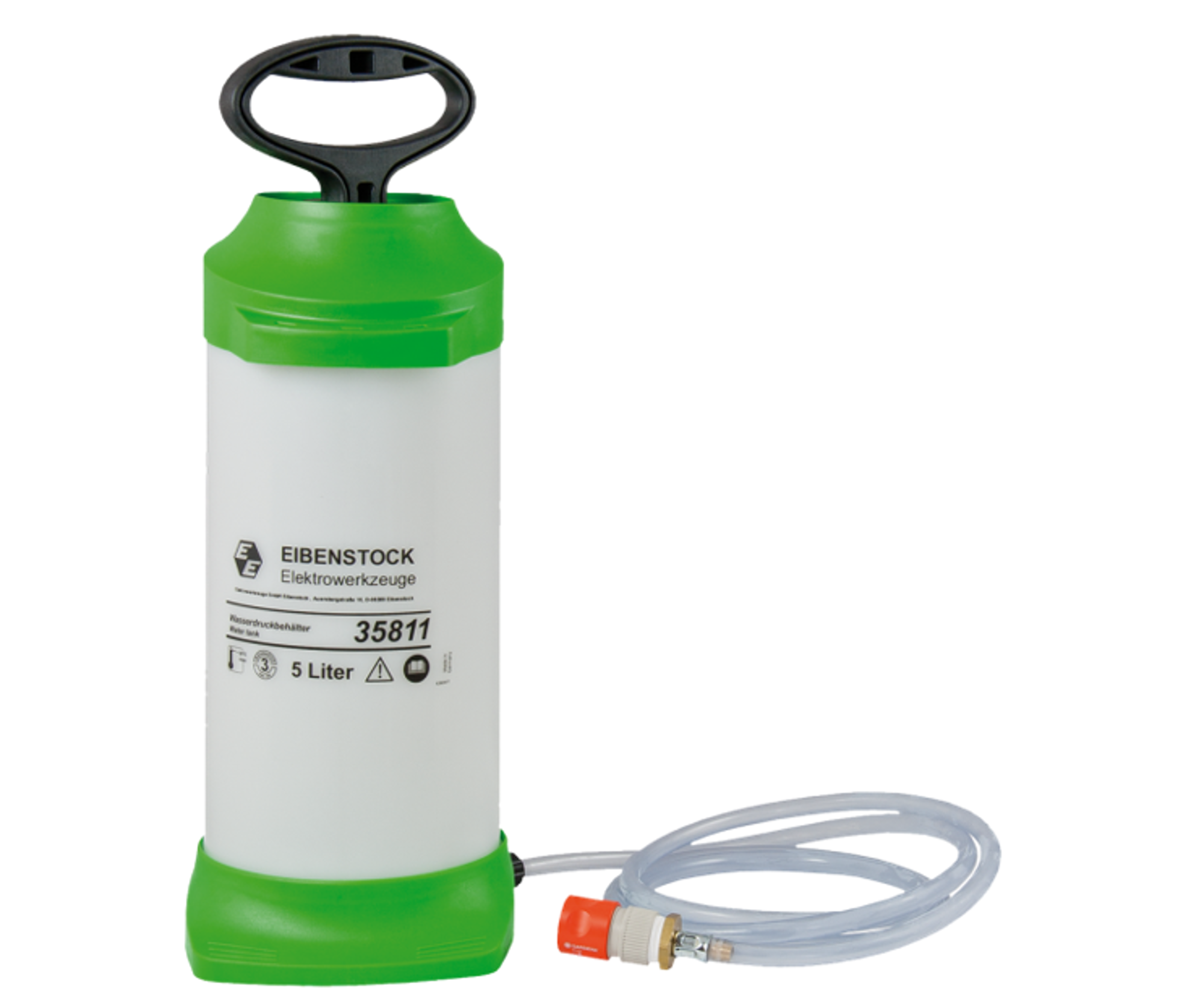 Bilde av Eibenstock vanntrykktank 5L plast 2.5m slange /Gardena