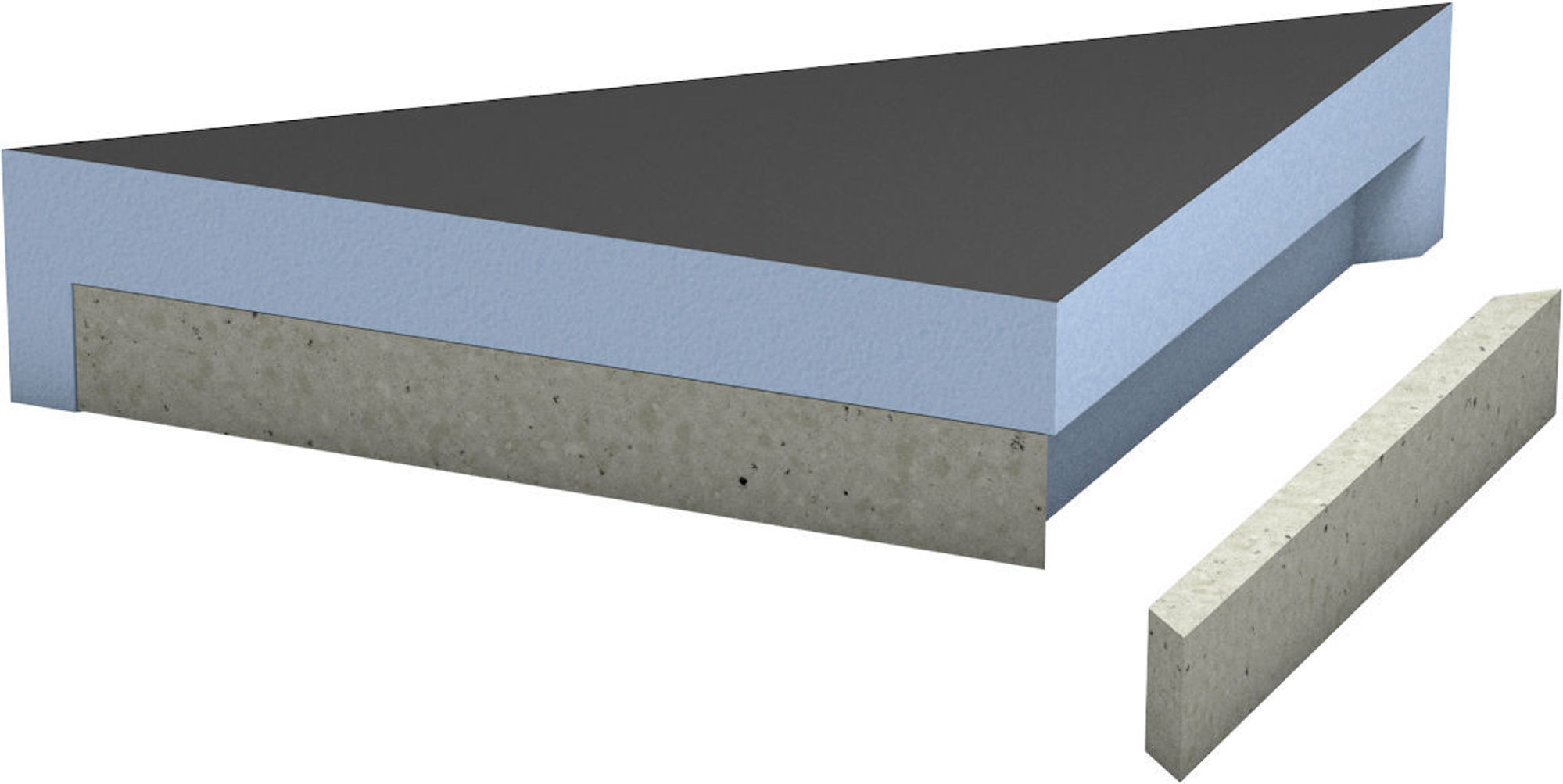 Bilde av Wedi Sanoasa benk hjørne 800x400x100mm