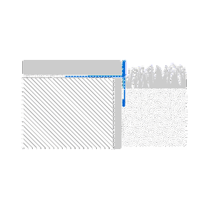 Bilde av Bordertec BSR 20/40 koksgrå aluminium 2,7m for Uptec