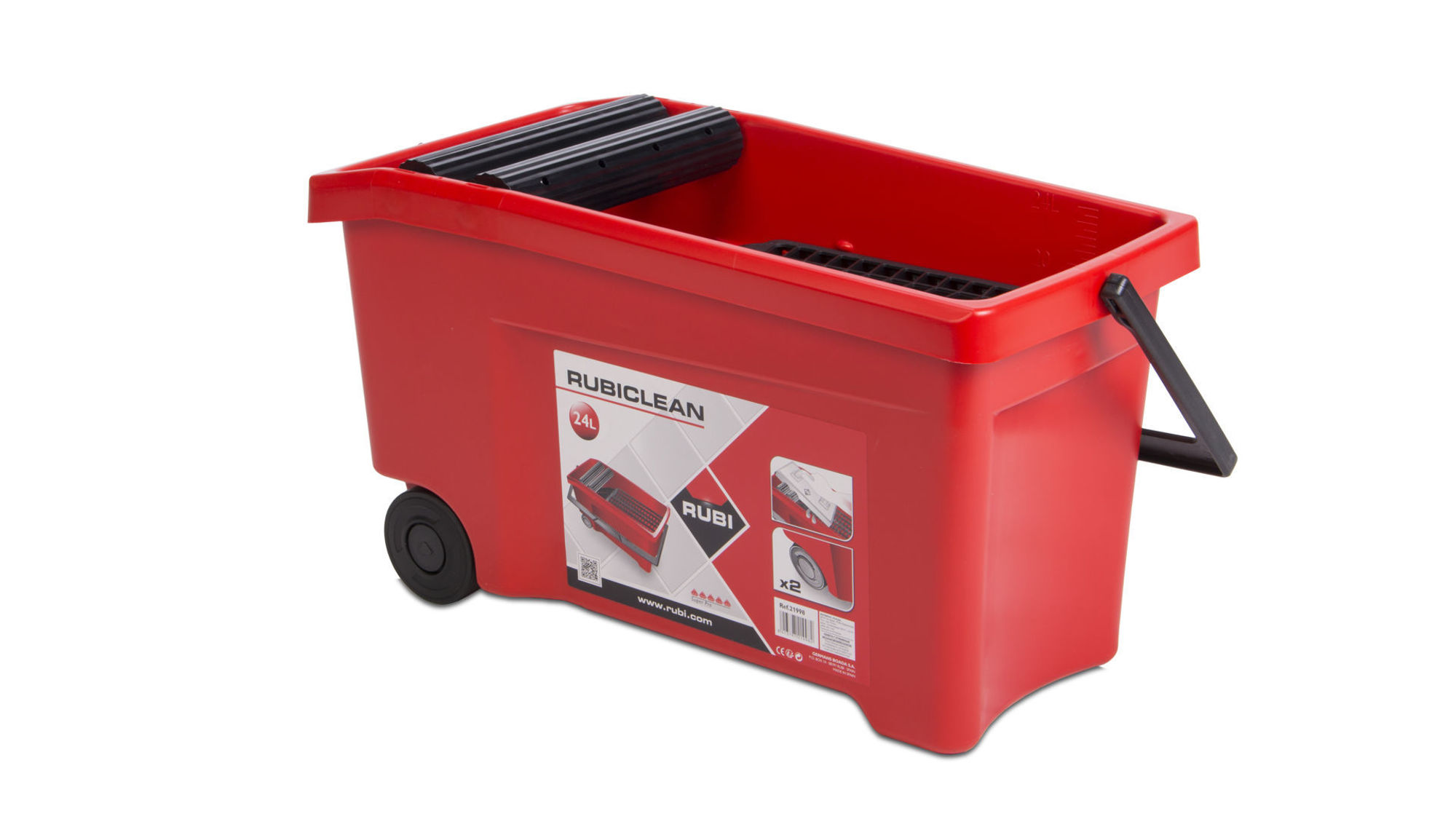 Bilde av Rubi Rubiclean Superpro 24 l m/rull og rist