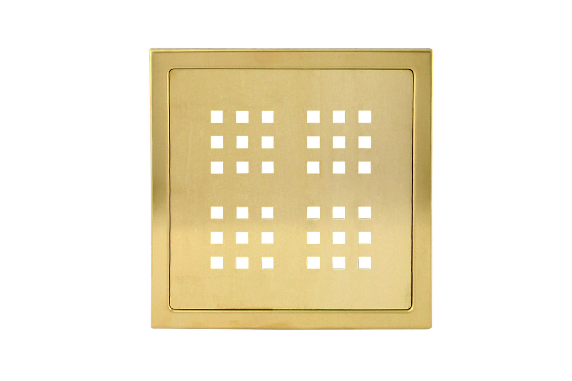 Bilde av NT slukrist design kvadrat 20x20 messing