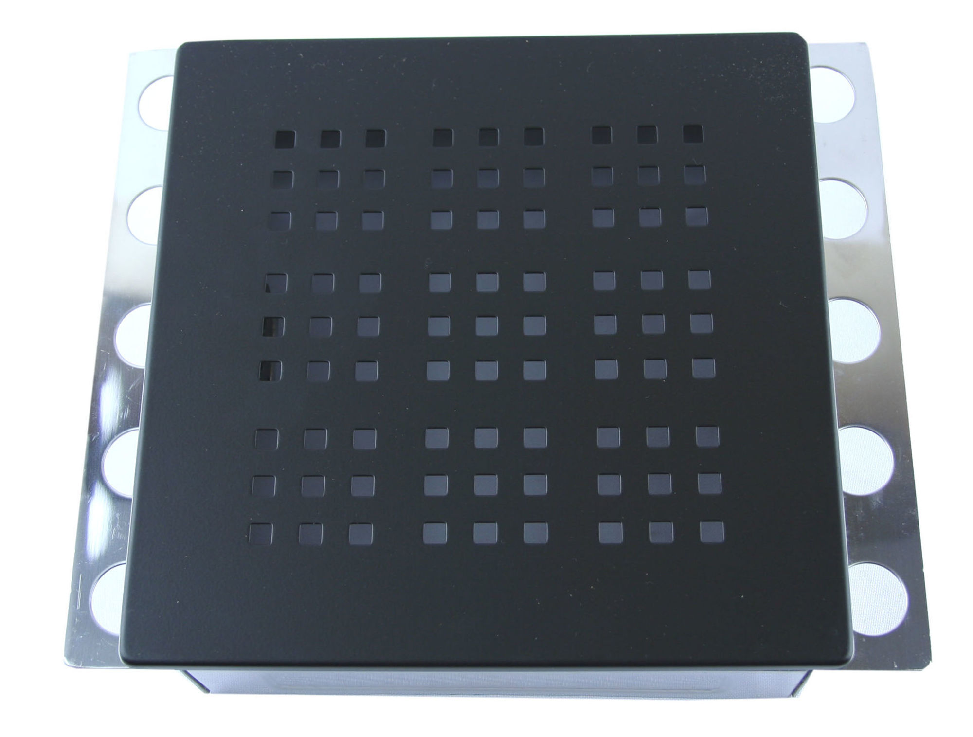 Bilde av NT designluke Kvadrat 20x20 svart matt