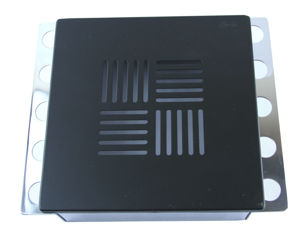 Bilde av NT designluke Symmetri 20x20 svart matt