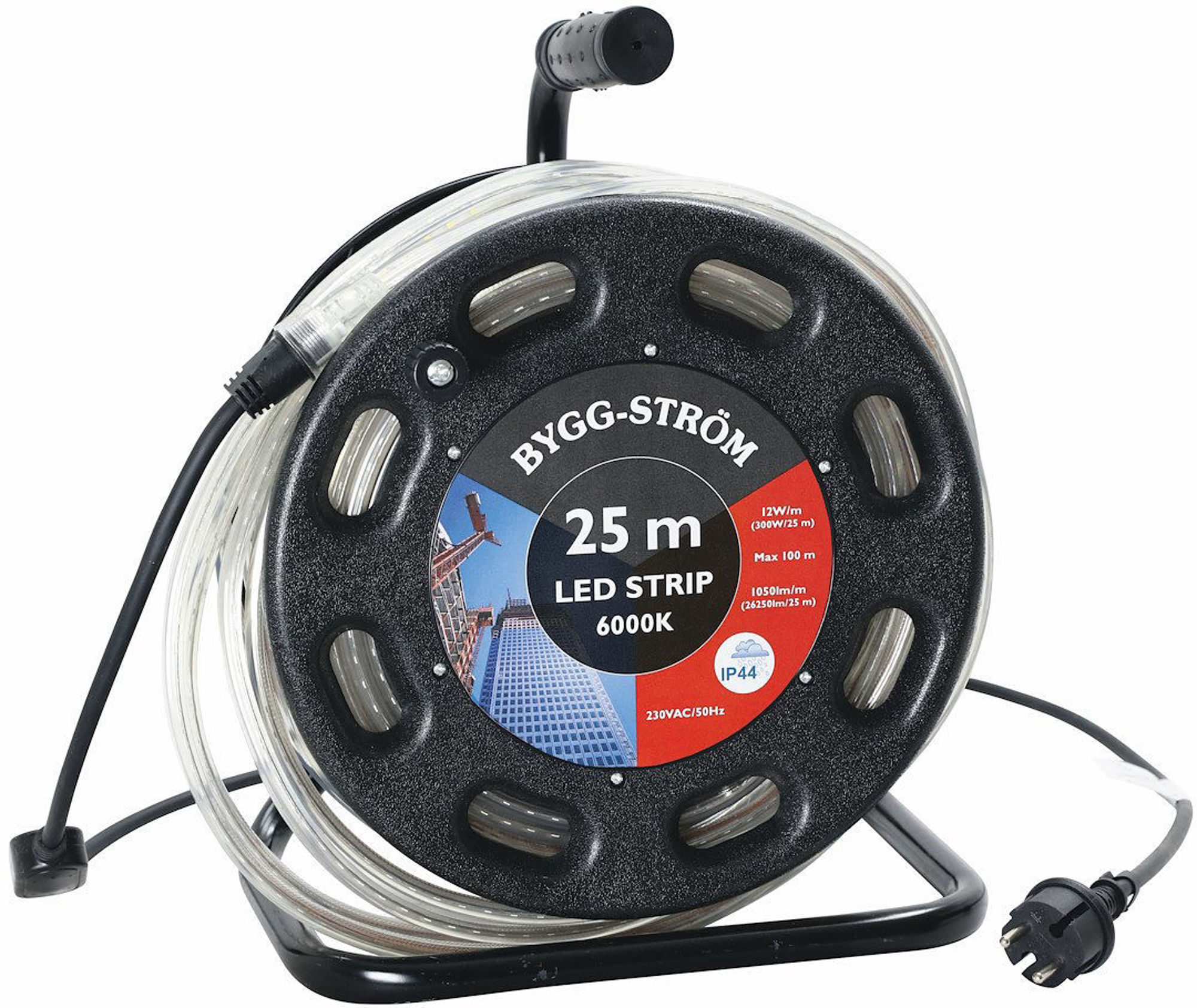Bilde av Led lyslenke 25m trommel 300W IP44
