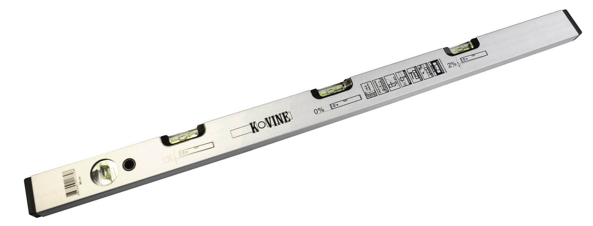 Bilde av Vater aluminium med fall 80cm 4 libeller