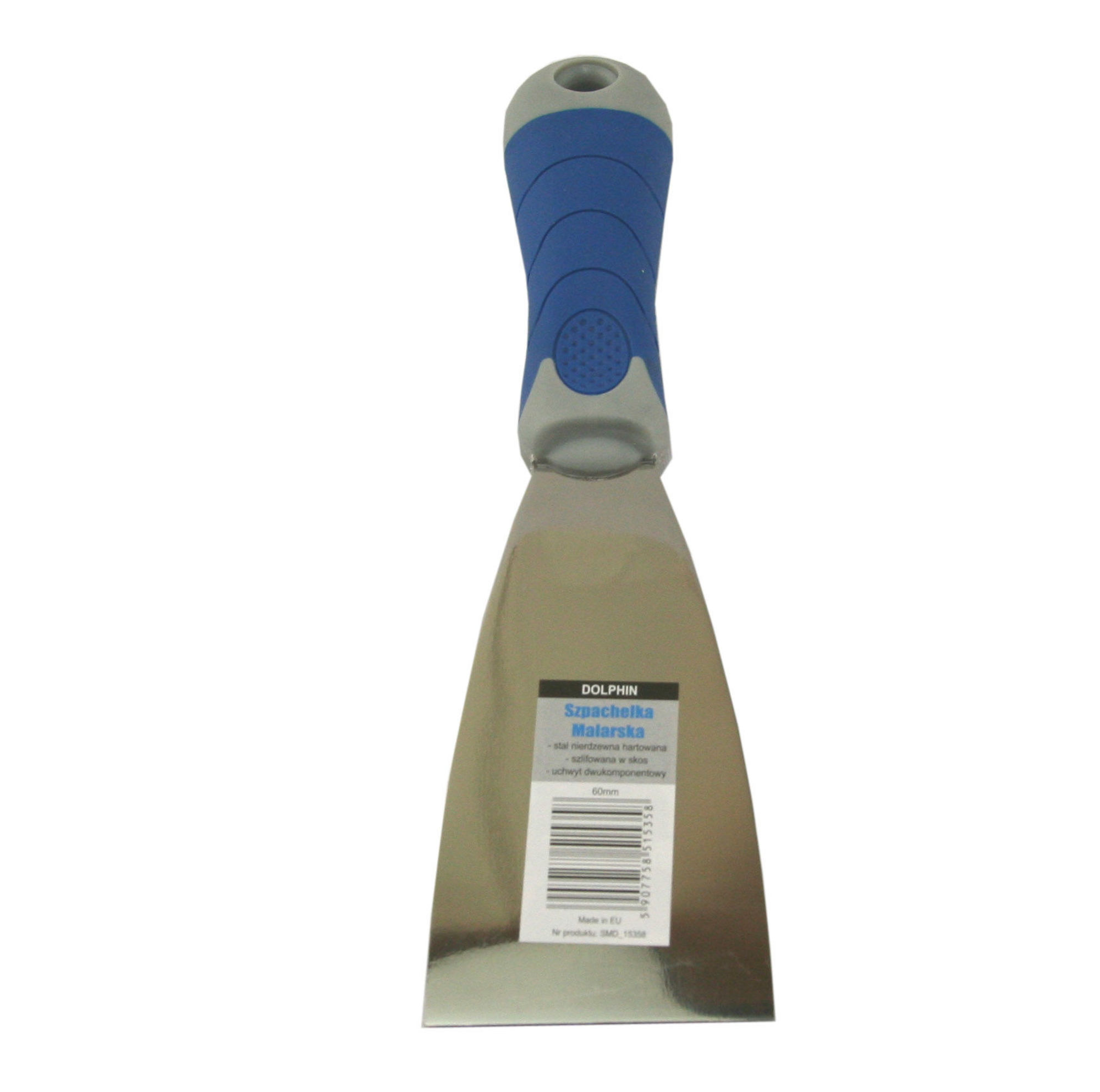 Bilde av Blue Dolphin sparkel rustfritt stål 60mm softgrip