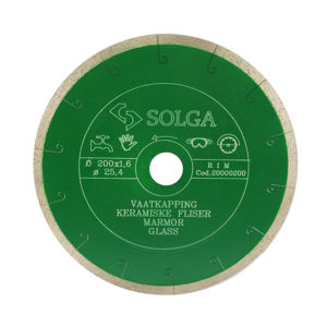 Bilde av Solga diam.blad 200x25,4 helbane våt myke materialer