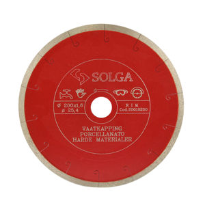 Bilde av Solga diam.blad 200x25,4 helbane våt harde materialer