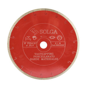 Bilde av Solga diam.blad 250x25,4 helbane våt harde materialer