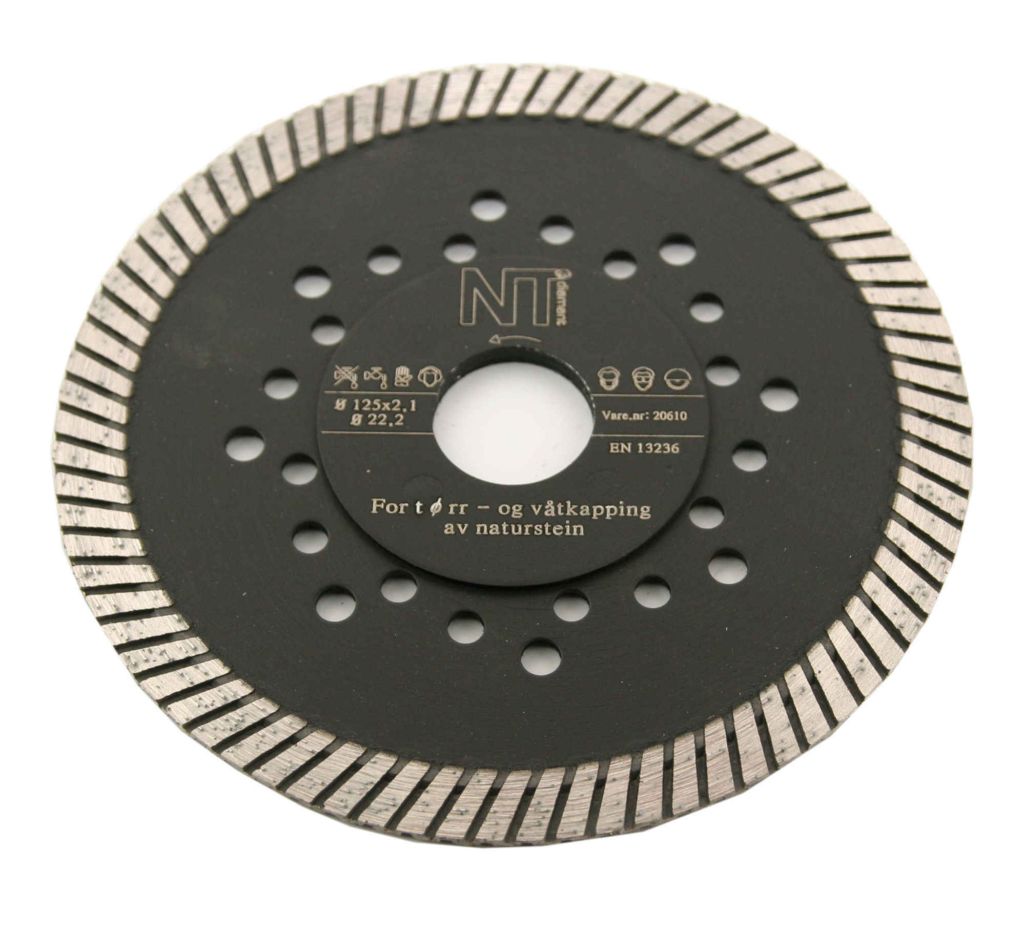 Bilde av NT super turbo diamantblad for naturstein 125x22,5