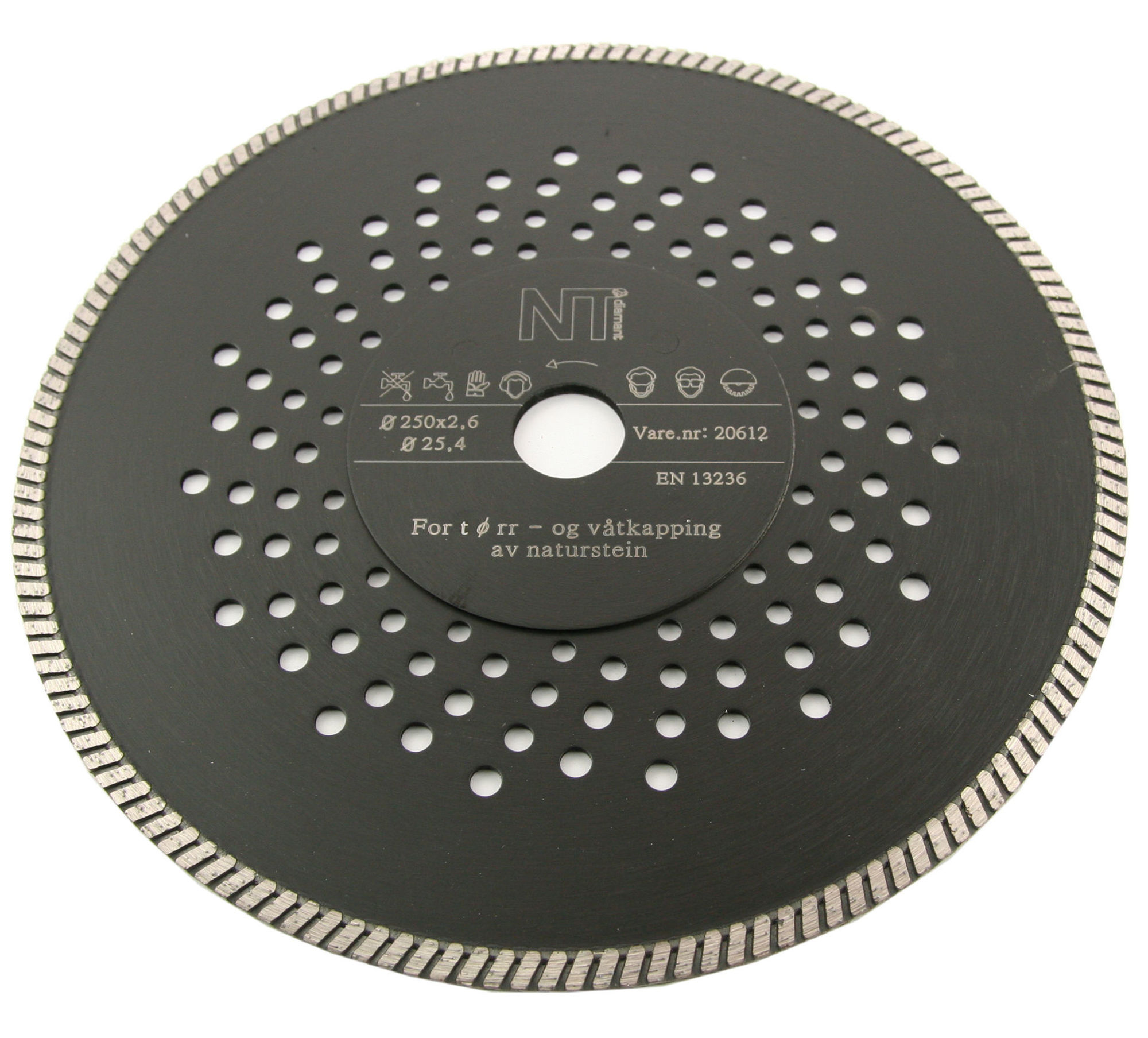 Bilde av NT super turbo diamantblad for naturstein 250x25,4