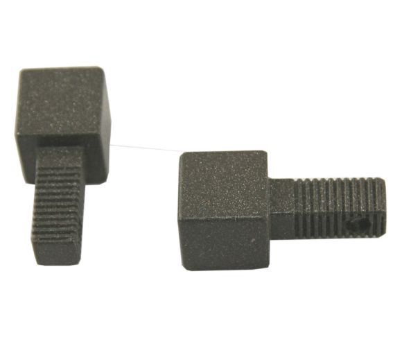Bilde av Hjørne squarejolly 8mm koksgrå matt alu 2pk