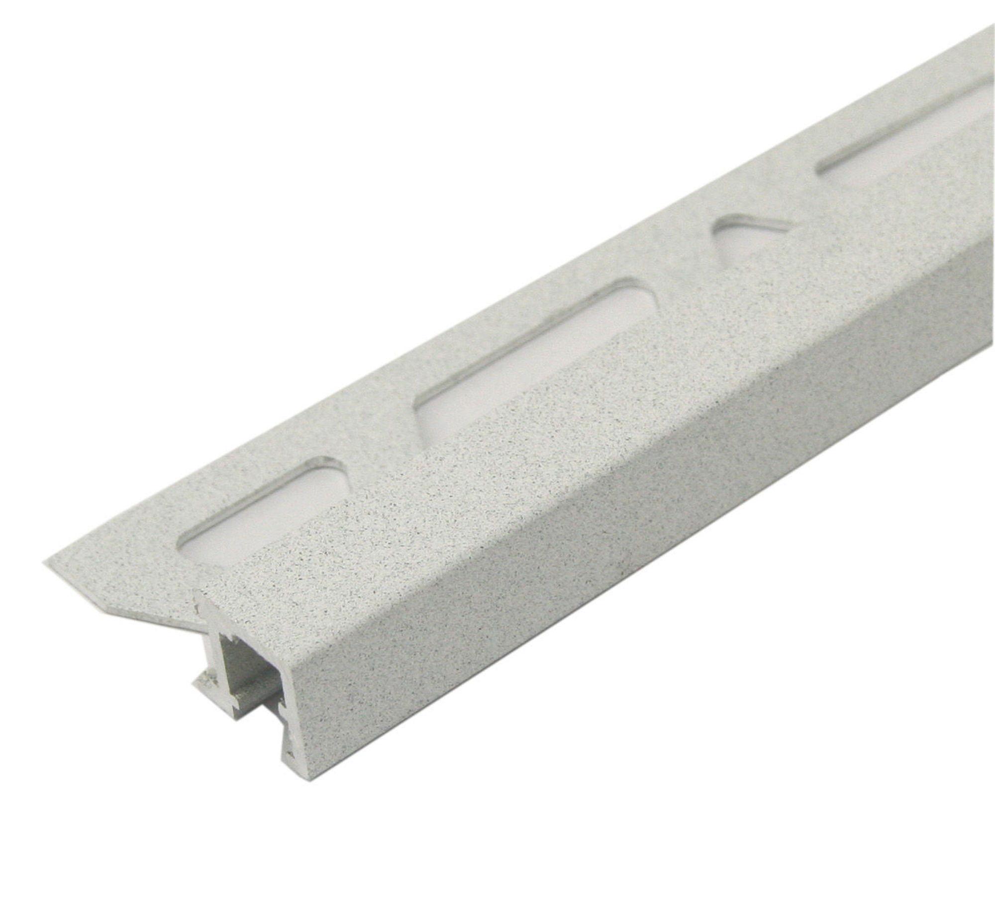 Bilde av Squarejolly 8mm rustikk hvit matt alu 2,7m