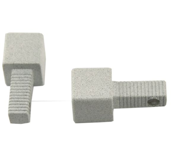 Bilde av Hjørne Squarejolly 8mm rustikk hvit matt alu 2pk