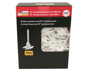 Bilde av NT Twistlevel pinne 1mm 250 stk.