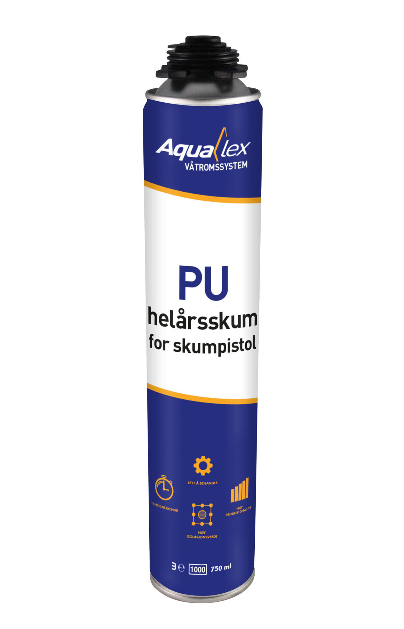Bilde av PU HELÅRSSKUM 750ML. FOR SKUMPISTOL, AQUALEX