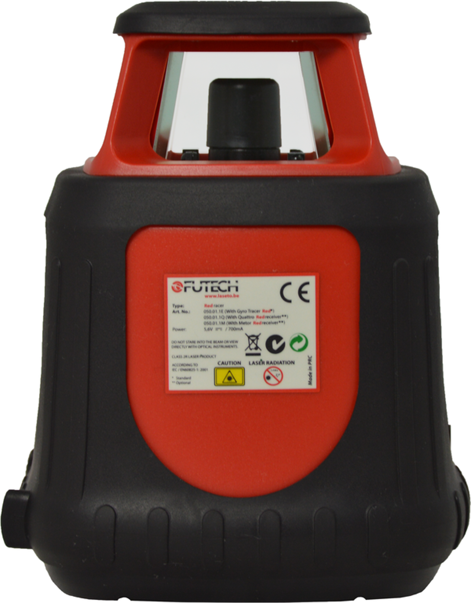 Bilde av ROTERENDE LASER RED RACER CASE-SET + GYRO RECEIVER, FUTECH