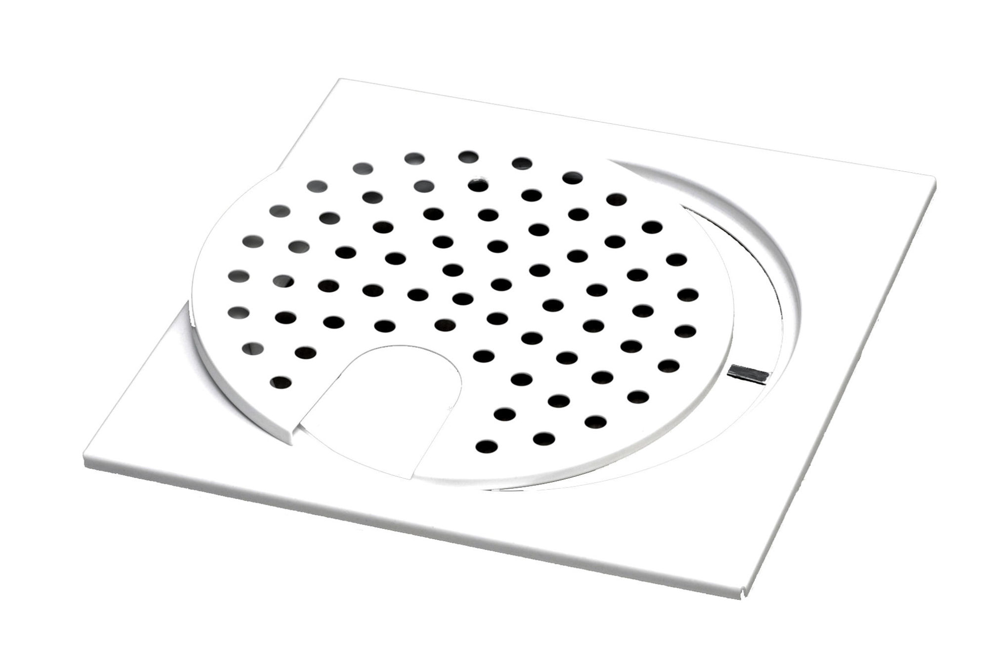 Bilde av SLUKRIST 20X20 M/U-M/JORD HVIT, AQUALEX
