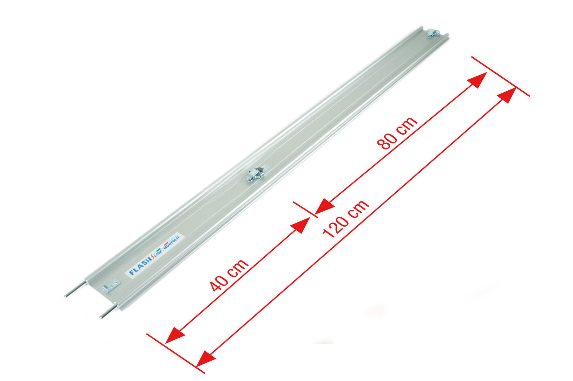 Bilde av FORLENGERSKINNER 40+80CM TIL FLASH-LINE, MONTOLIT