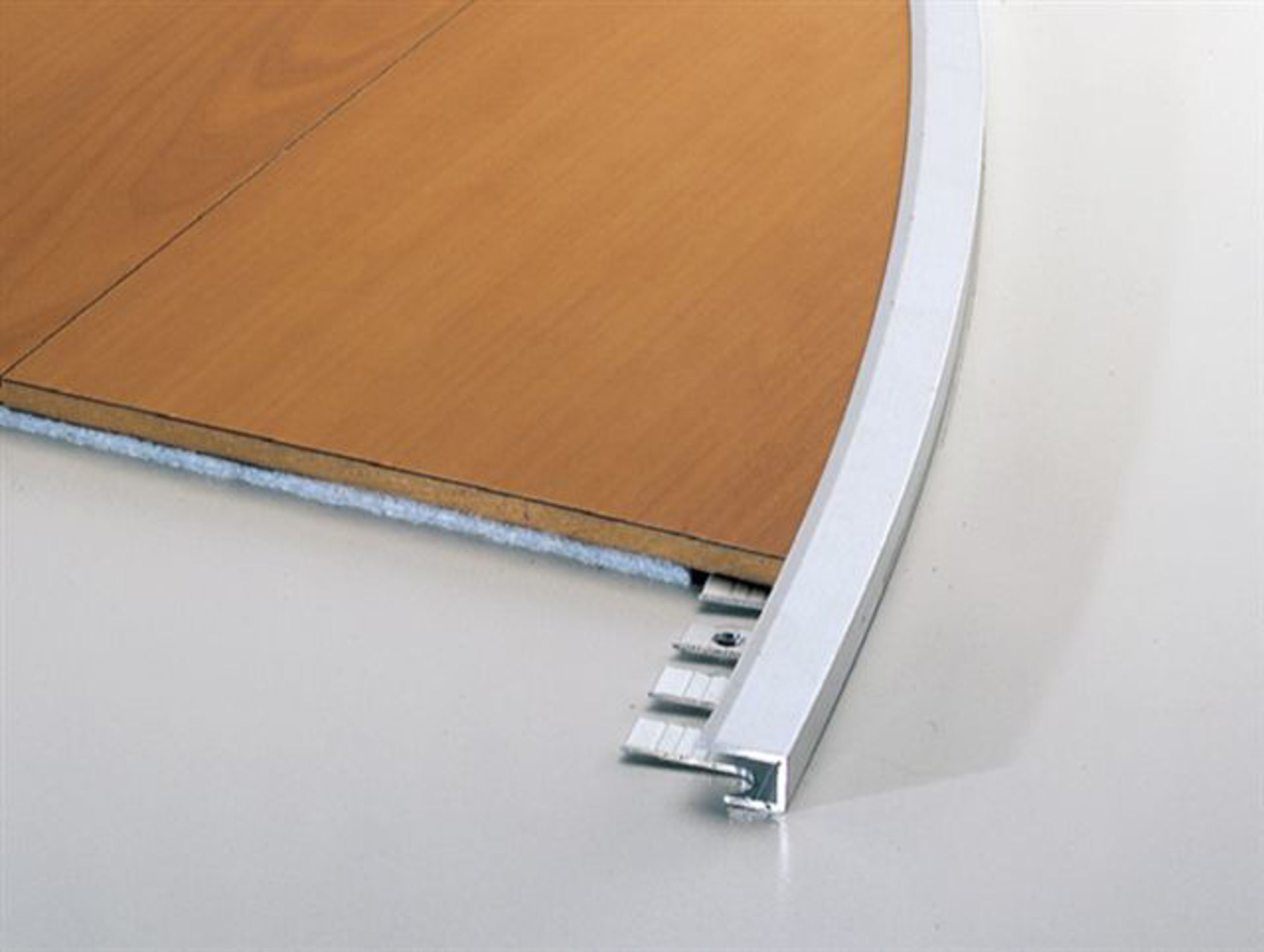 Bilde av AVSLUTNINGSLIST BØYBAR RCF/9 ALUMINIUM SØLV 9MMX270CM, PROFILPAS