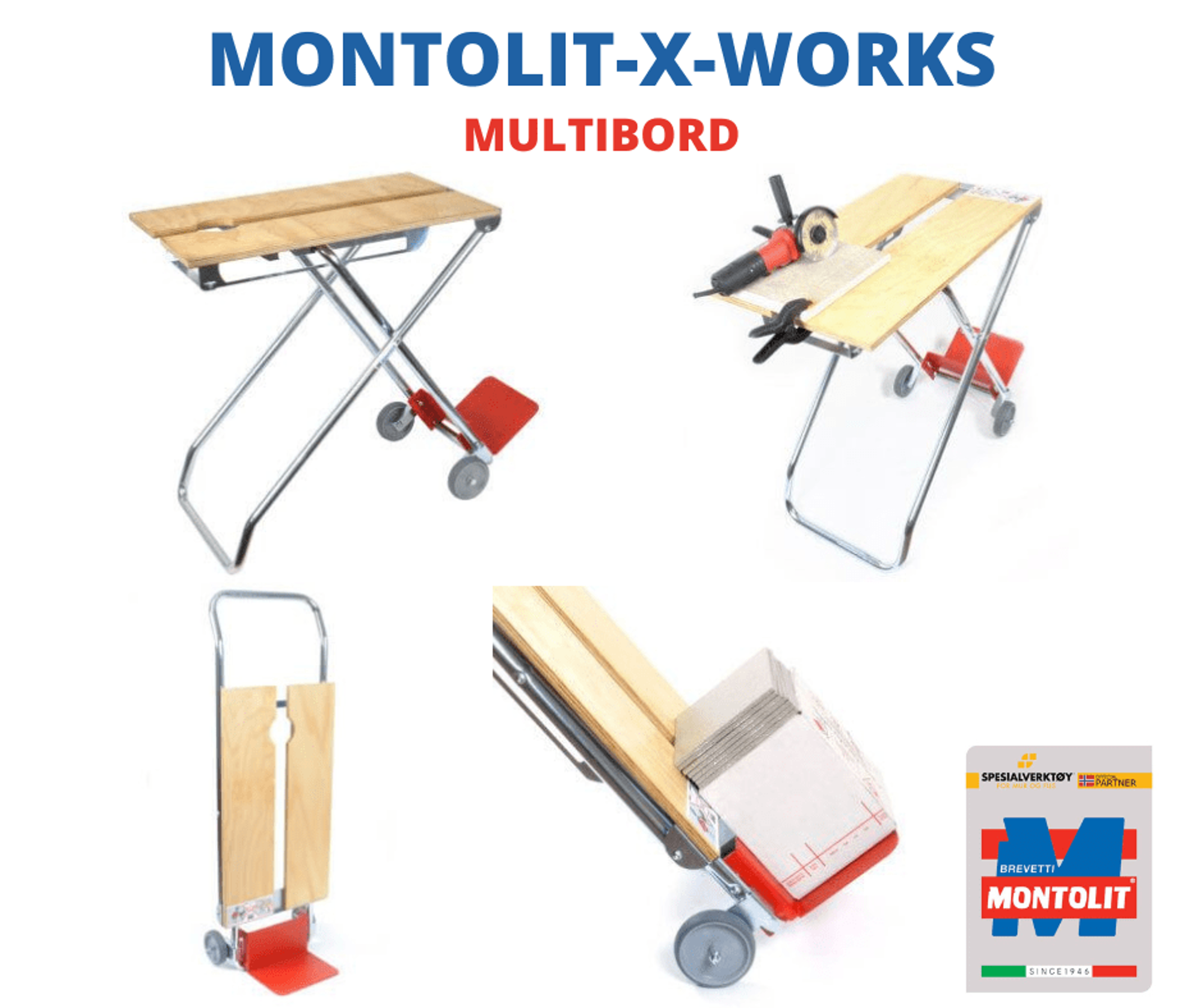 Bilde av ARBEIDSBORD X-WORKS, MONTOLIT