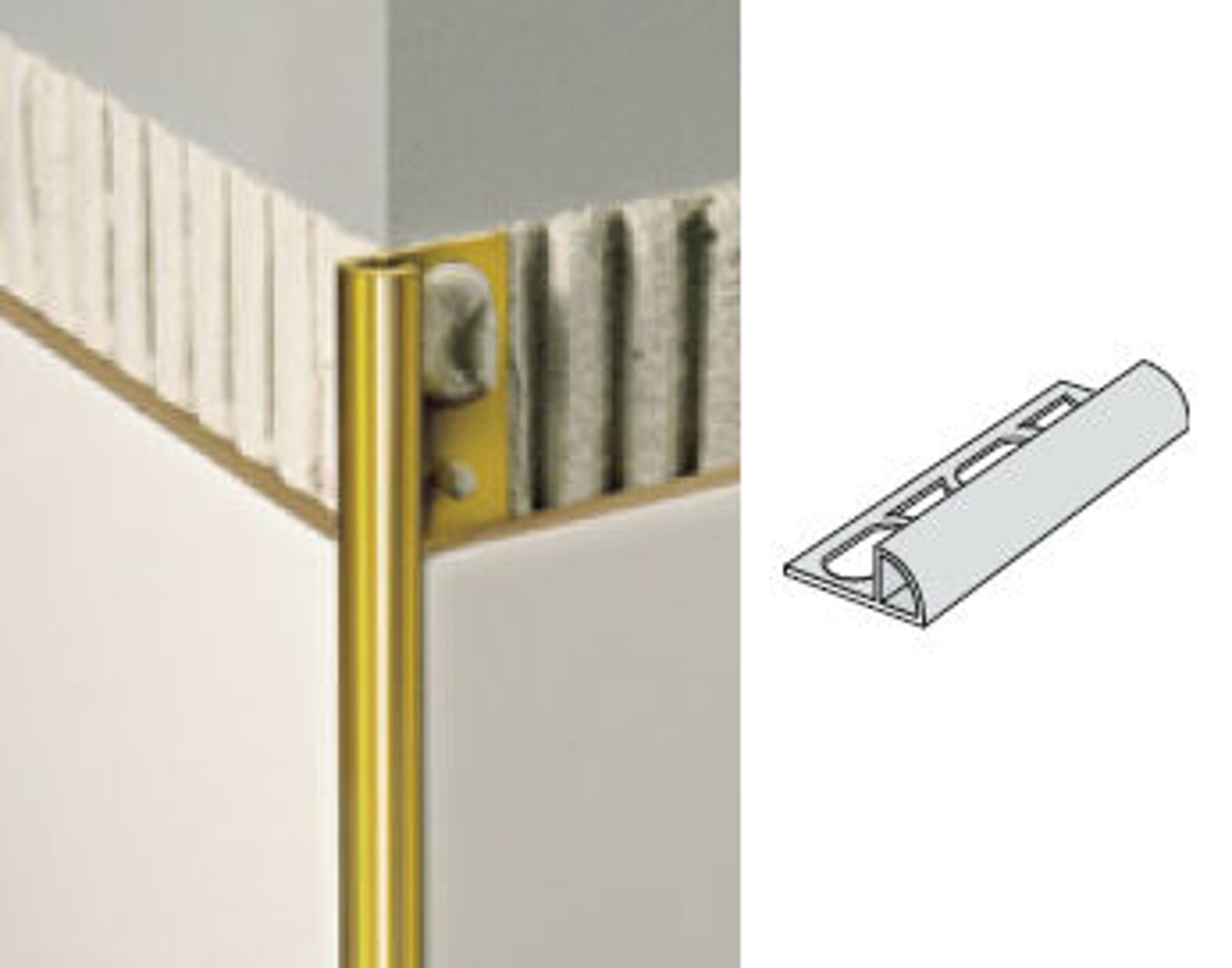 Bilde av HJØ.LIST MESSING 6MM 270CM PROFILPAS