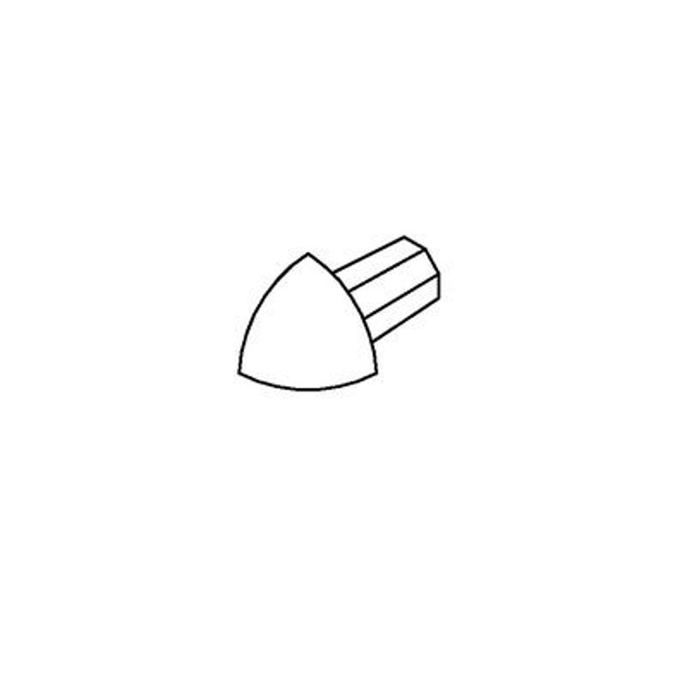 Bilde av 3 VEIS UTVENDIG HJØRNE TV/6 ALUMINIUM STEINGRÅ RAL 7030 6MM, PROFILPAS