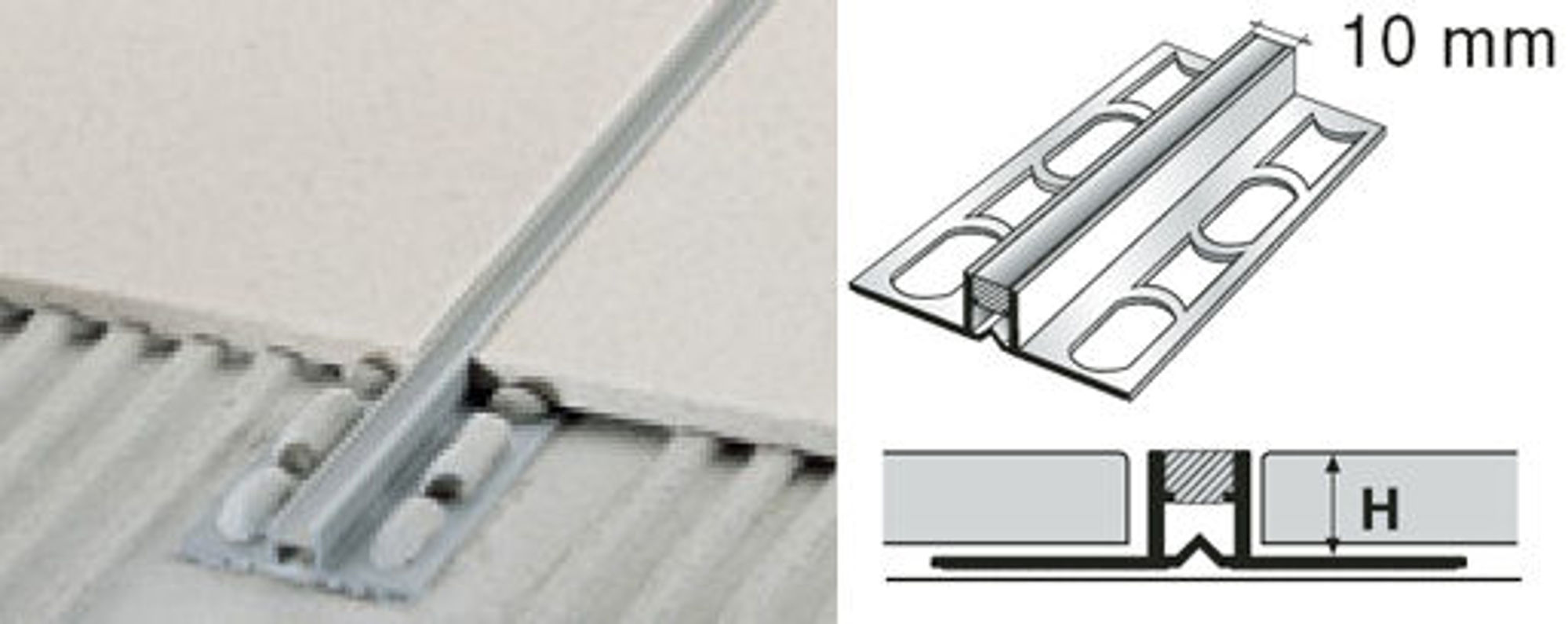 Bilde av EKSPANSJONSLIST NL/12 PVC SORT + SORT 12,5MMX270CM, PROFILPAS