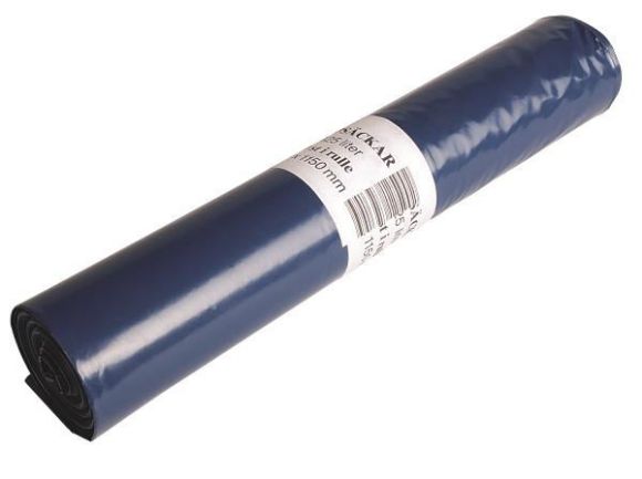 Bilde av AVFALLSSEKK BLÅ 10STK. 125LITER 750XX1150MM 90MY