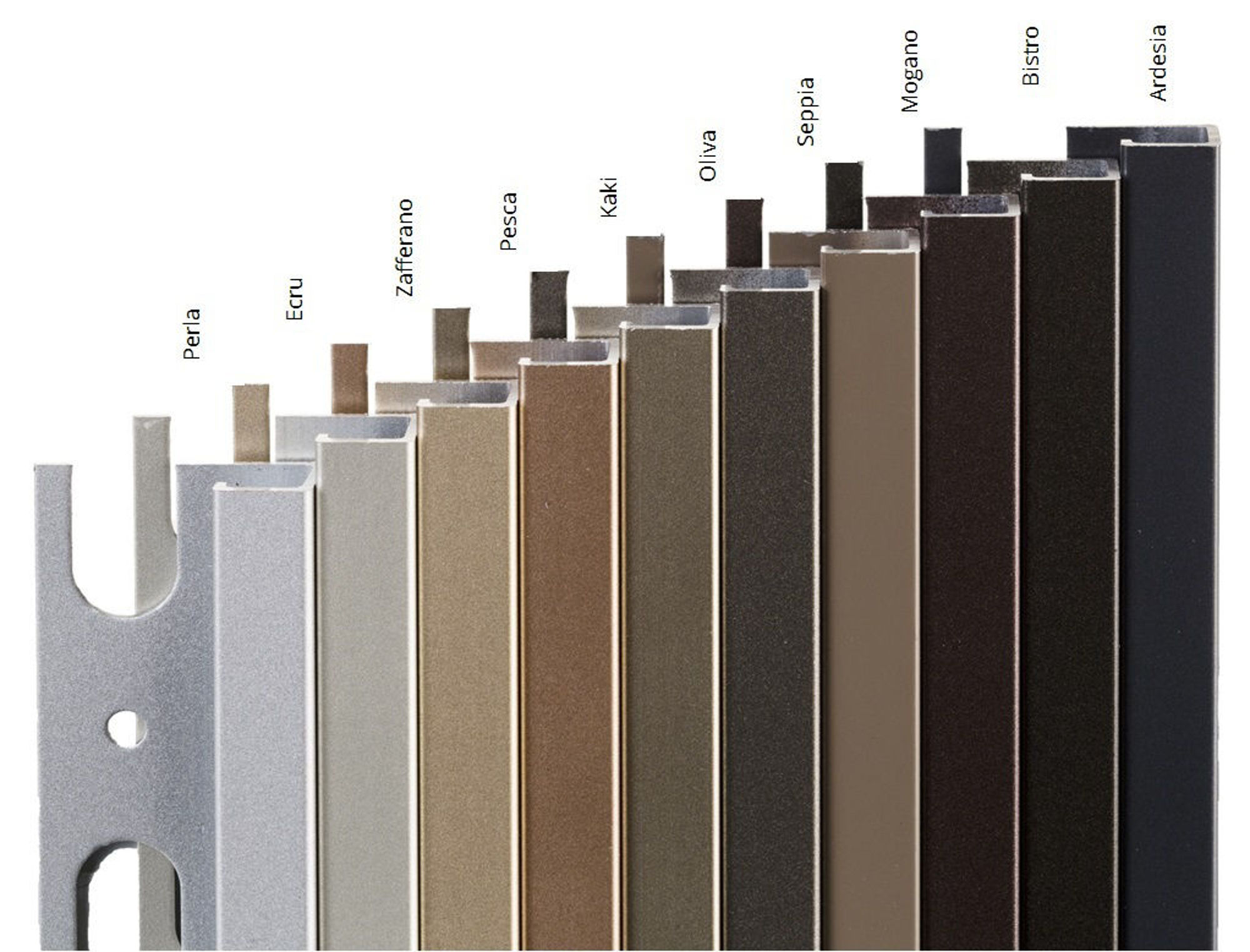Bilde av Hjø.list firkant zqvn/10  color coated alum. ecru 270cm, Profilpas