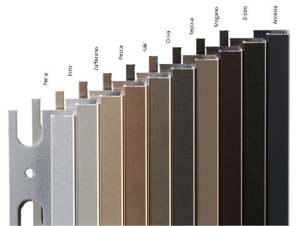 Bilde av Hjø.list firkant zqvn/12  color coated alum. ecru 270cm, profilpas