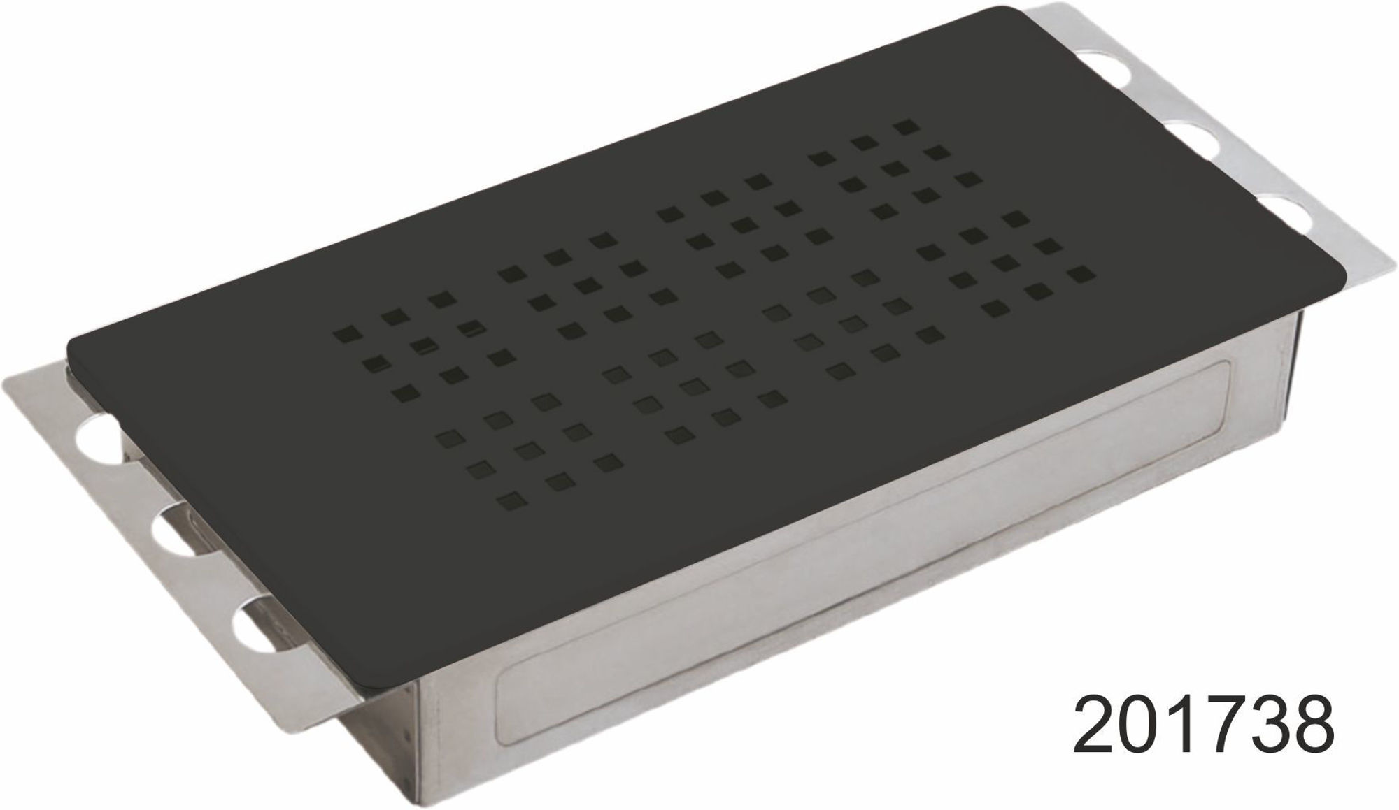 Bilde av VENTIL LUKE 15X30CM SIRIUS SORT MATT, AQUALEX