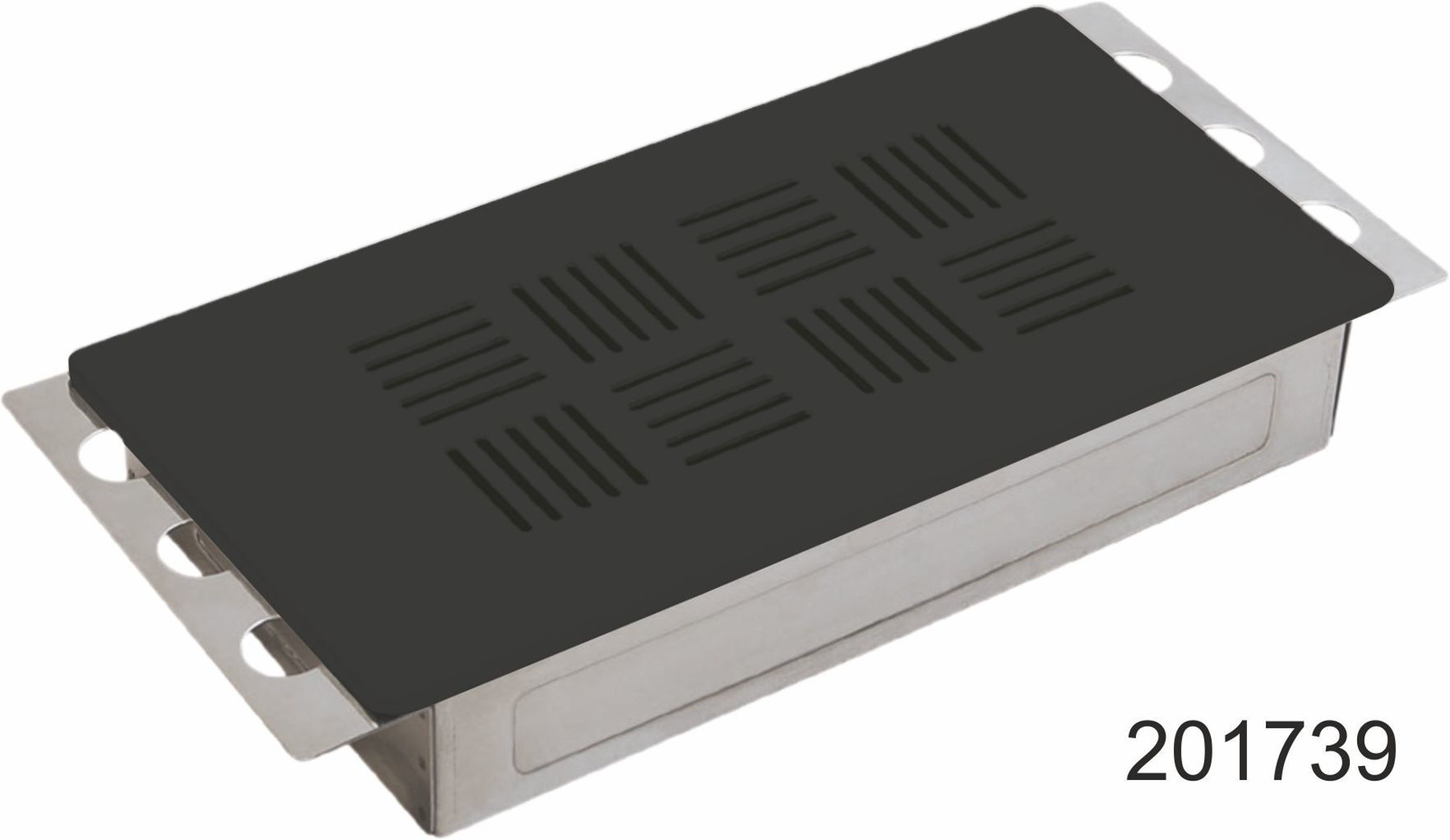 Bilde av VENTIL LUKE 15X30CM STRATOS SORT MATT, AQUALEX