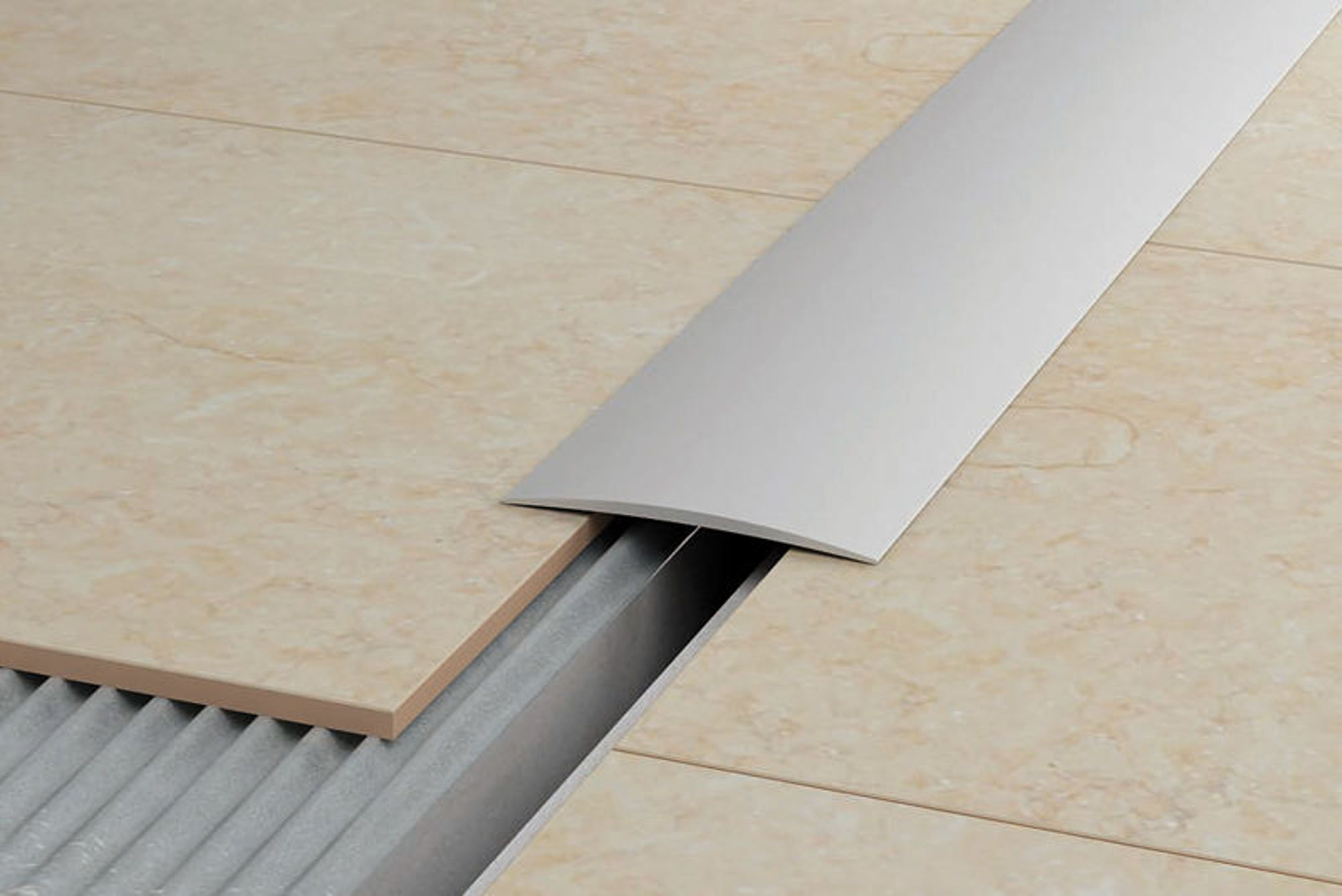 Bilde av OVERGANGSLIST GB/660/60 ALUMINIUM SØLV 60MMX270CM, PROFILPAS