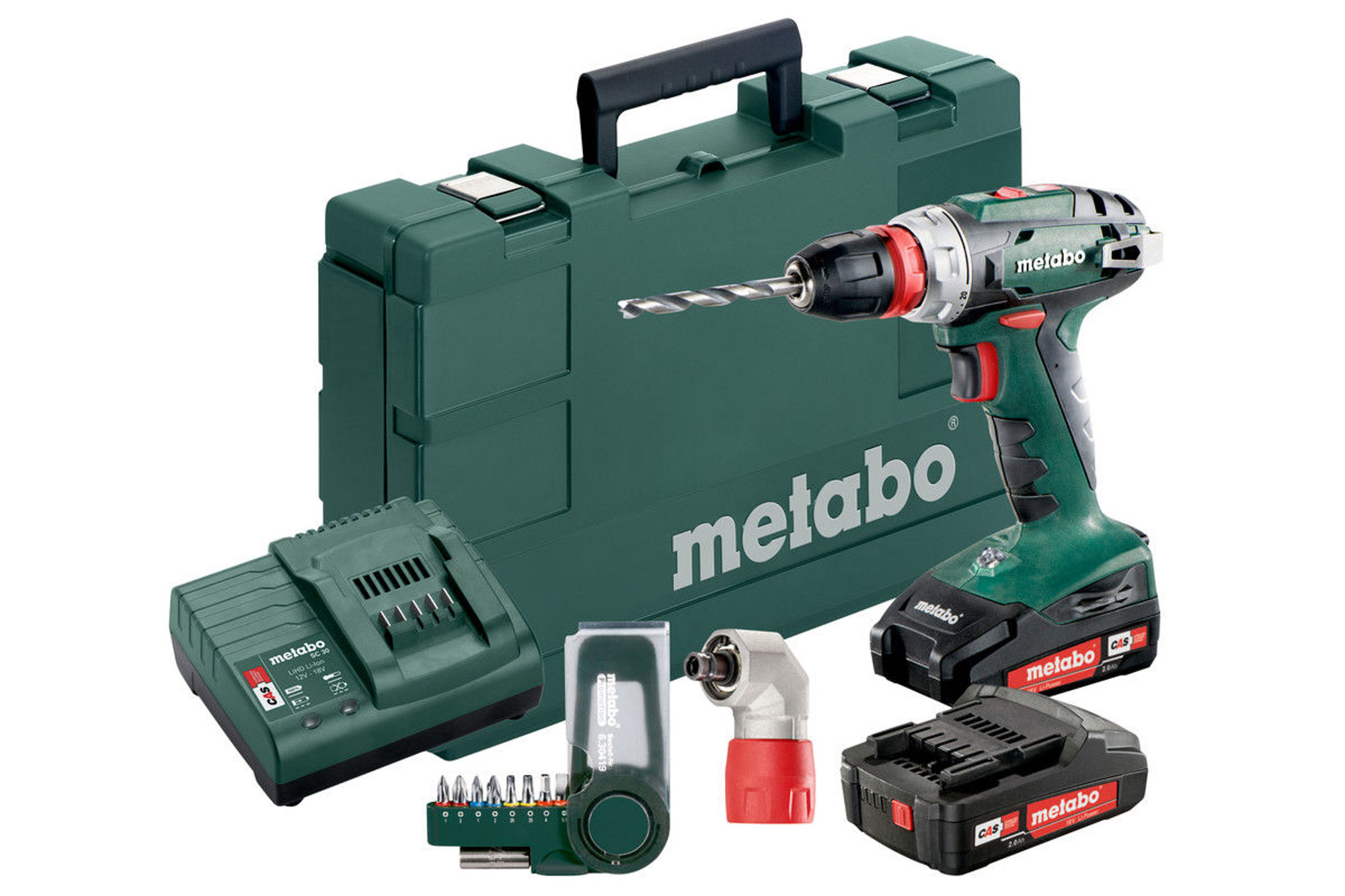 Bilde av BATTERI BOR-SKRUTREKKER BS 18 QUICK SET, METABO