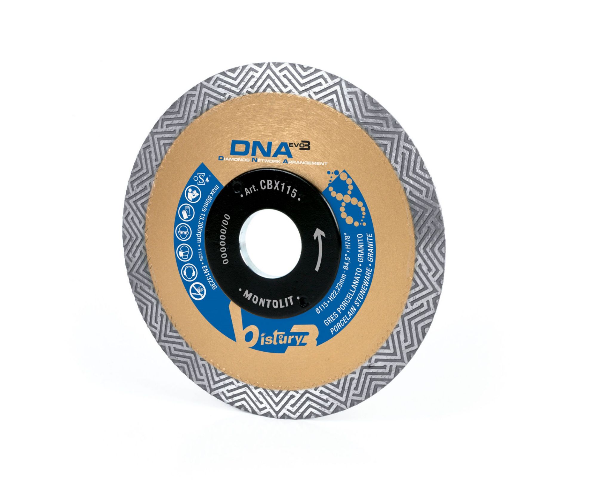 Bilde av Montolit diamantblad CBX DNA 125x22,2mm