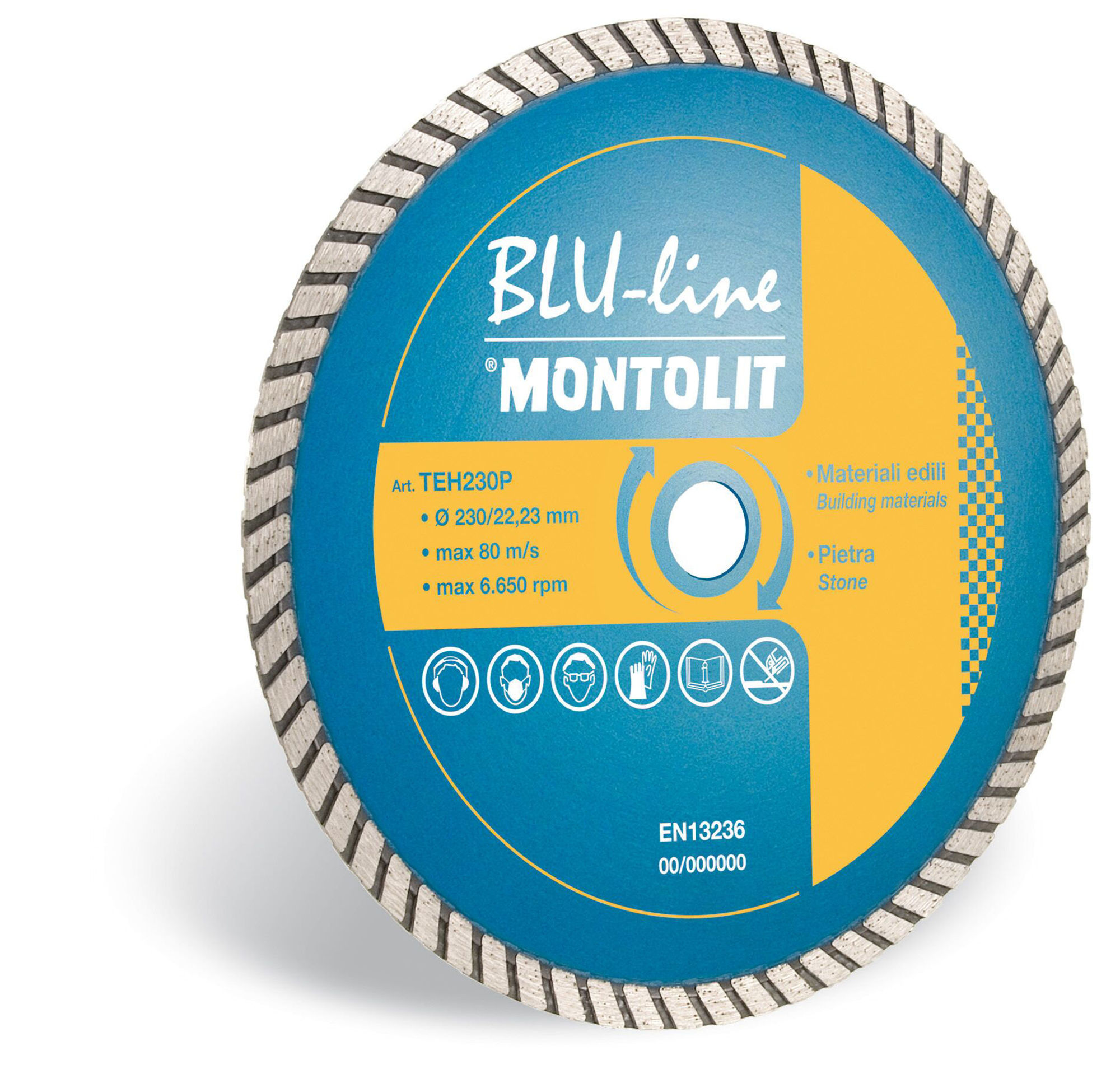 Bilde av Dia.blad 115x22x2mm TEH Blueline, Montolit
