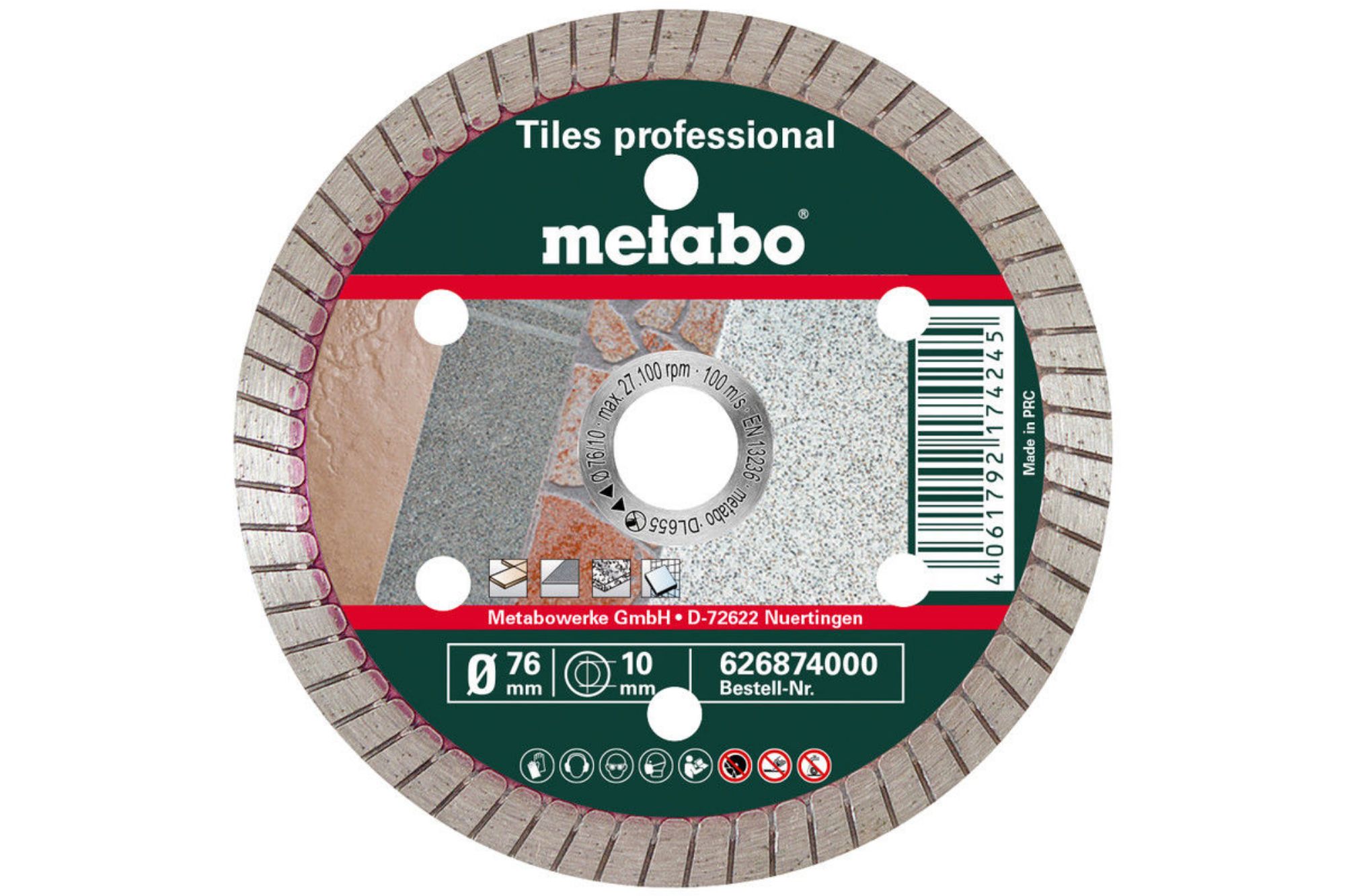 Bilde av Metabo TP diamantblad 76x10,0mm