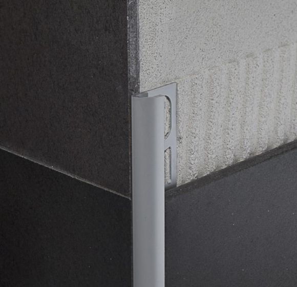Bilde av HJØRNELIST AVRUNDET RB/12 ALUMINIUM GULL POLERT 12,5MMX270CM, PROFILPAS