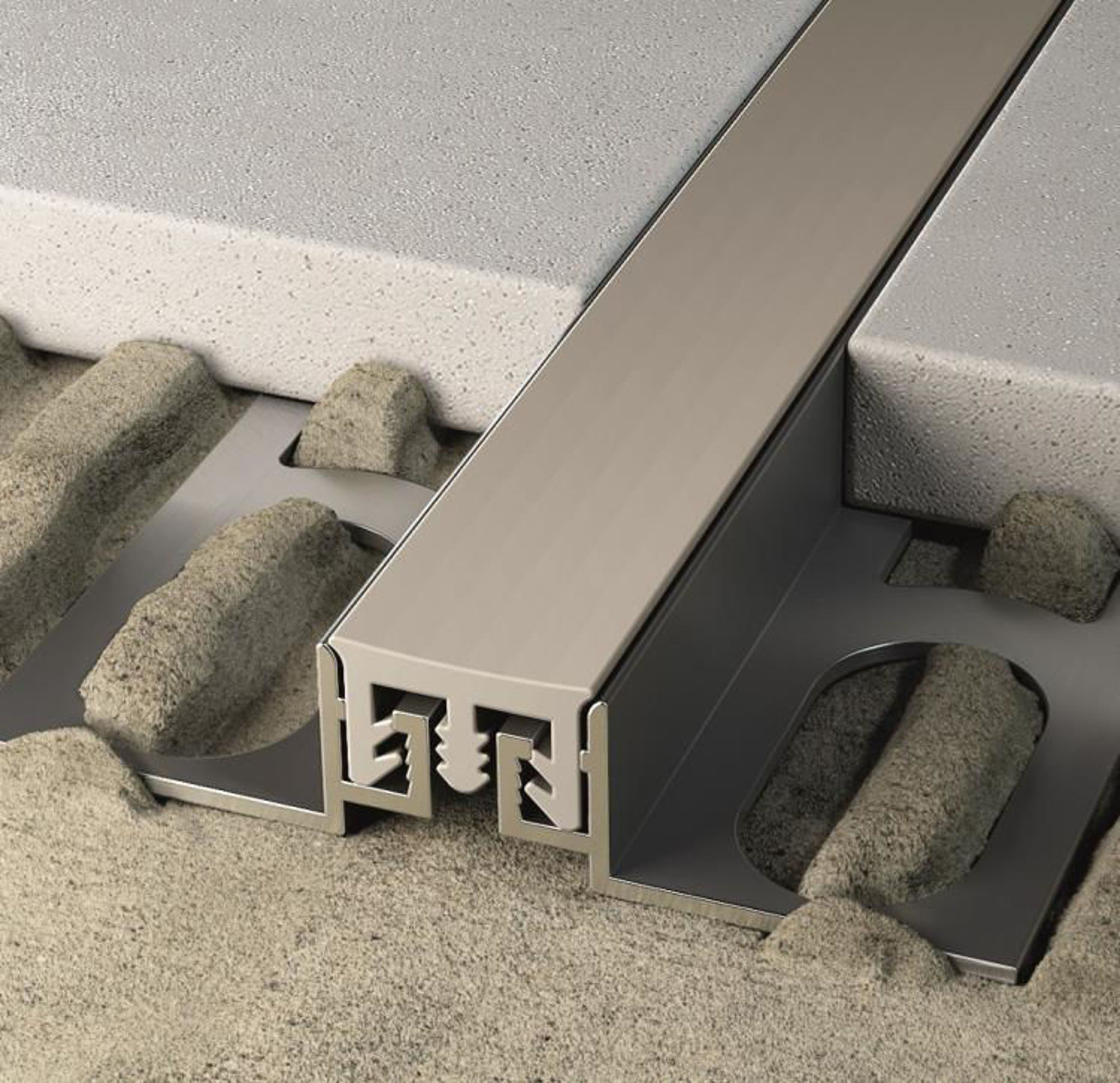 Bilde av EKSPANSJONSLIST NAN/10 ALUMINIUM + GRÅ GUMMI RAL 7035 10X15MMX270CM, PROFILPAS