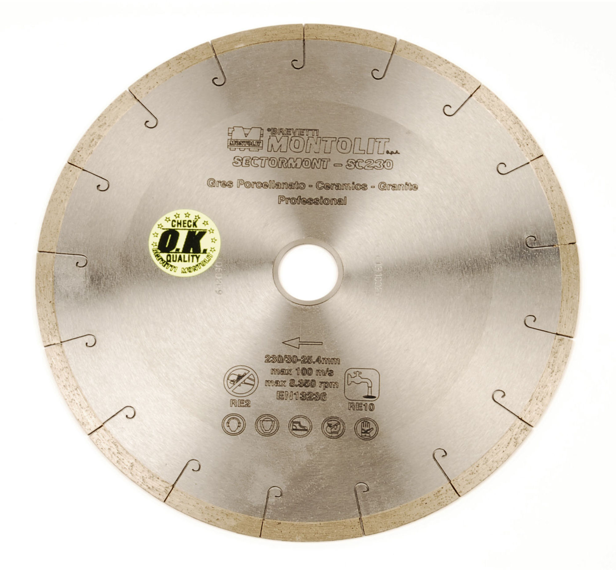 Bilde av DIAMANTBLAD SECTORMONT SR 600X30/25,4MM, MONTOLIT